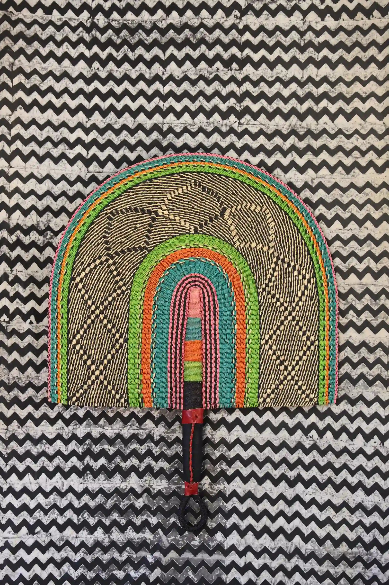 Naba Penga Wall Dècor Fan by Kwesi Apana