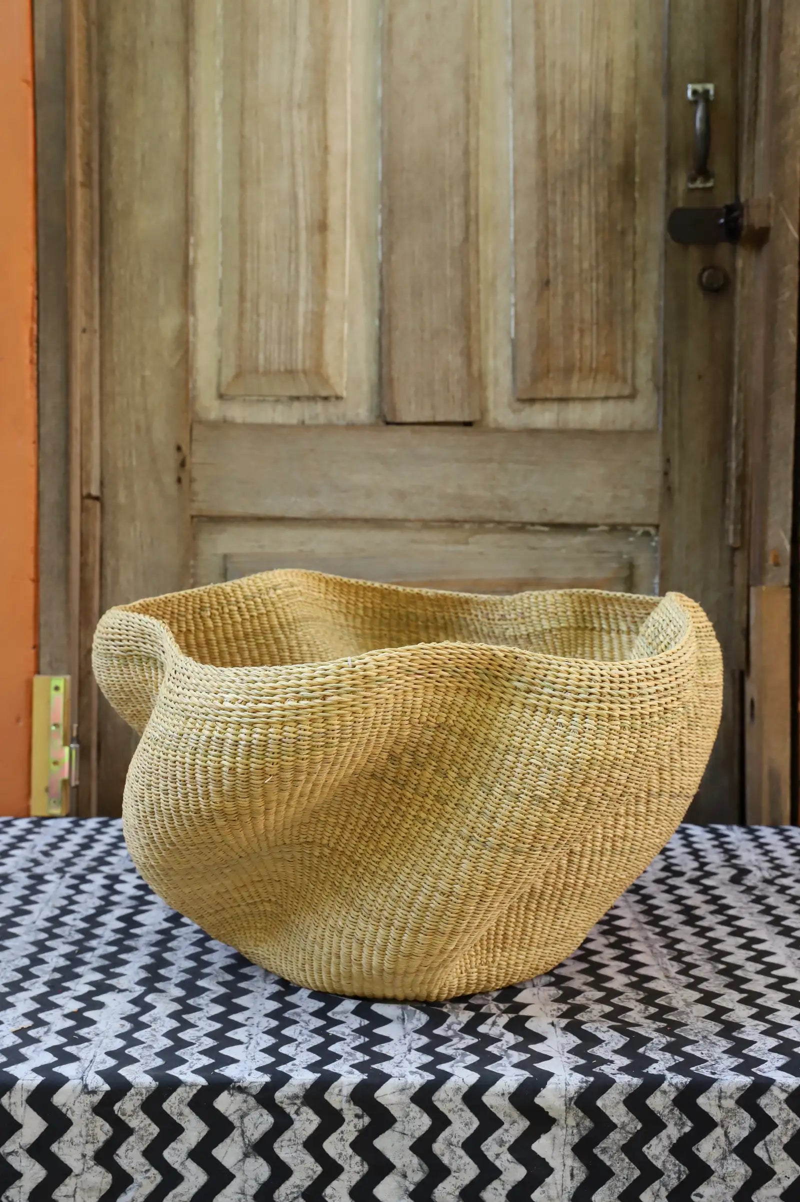 Pakurigo Wave Home  Décor Basket (Large) by Kwame Ayine