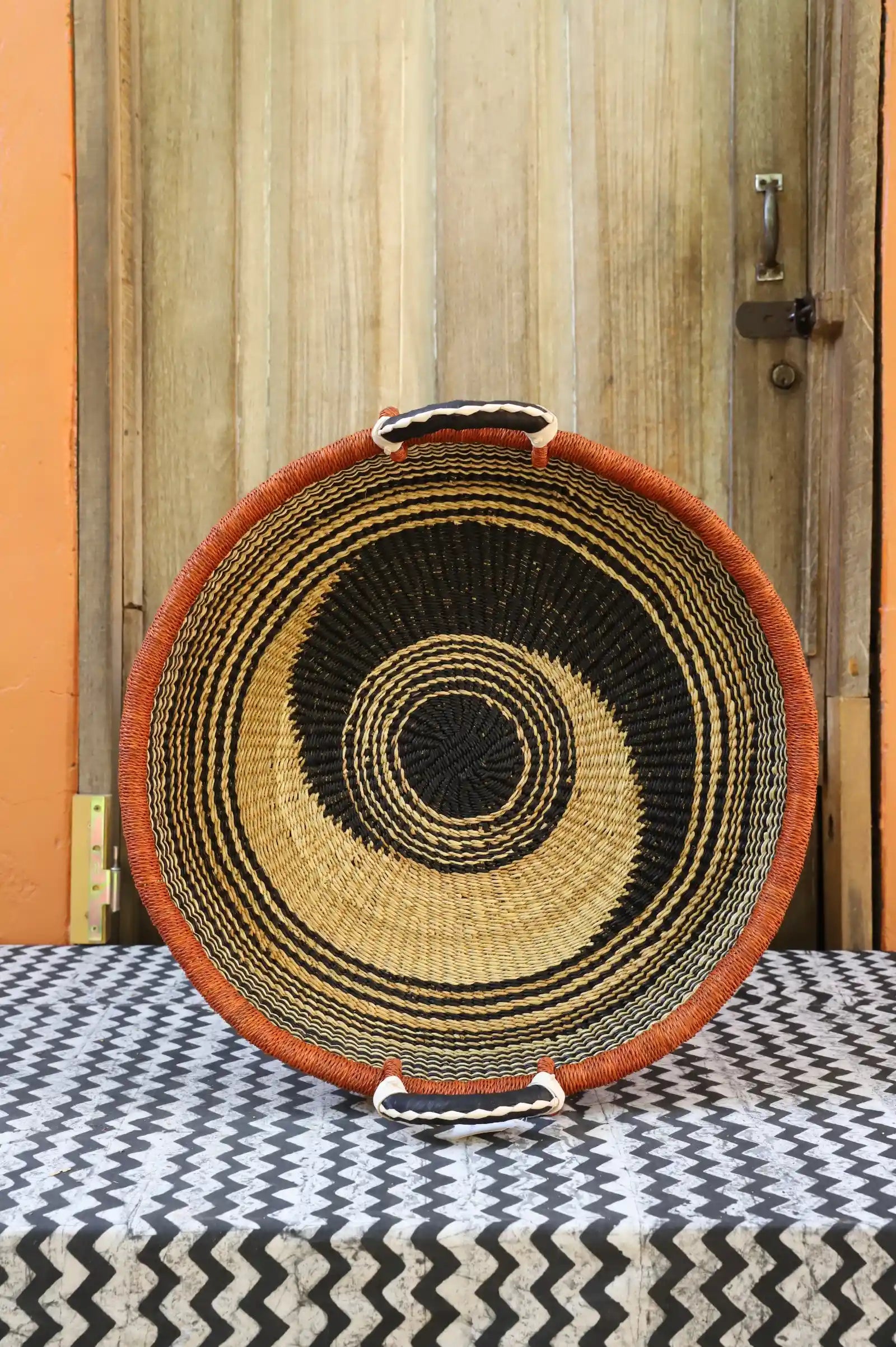 Woven Tray Wall Décor (Double Weave) (small) by Apokira Akolgo