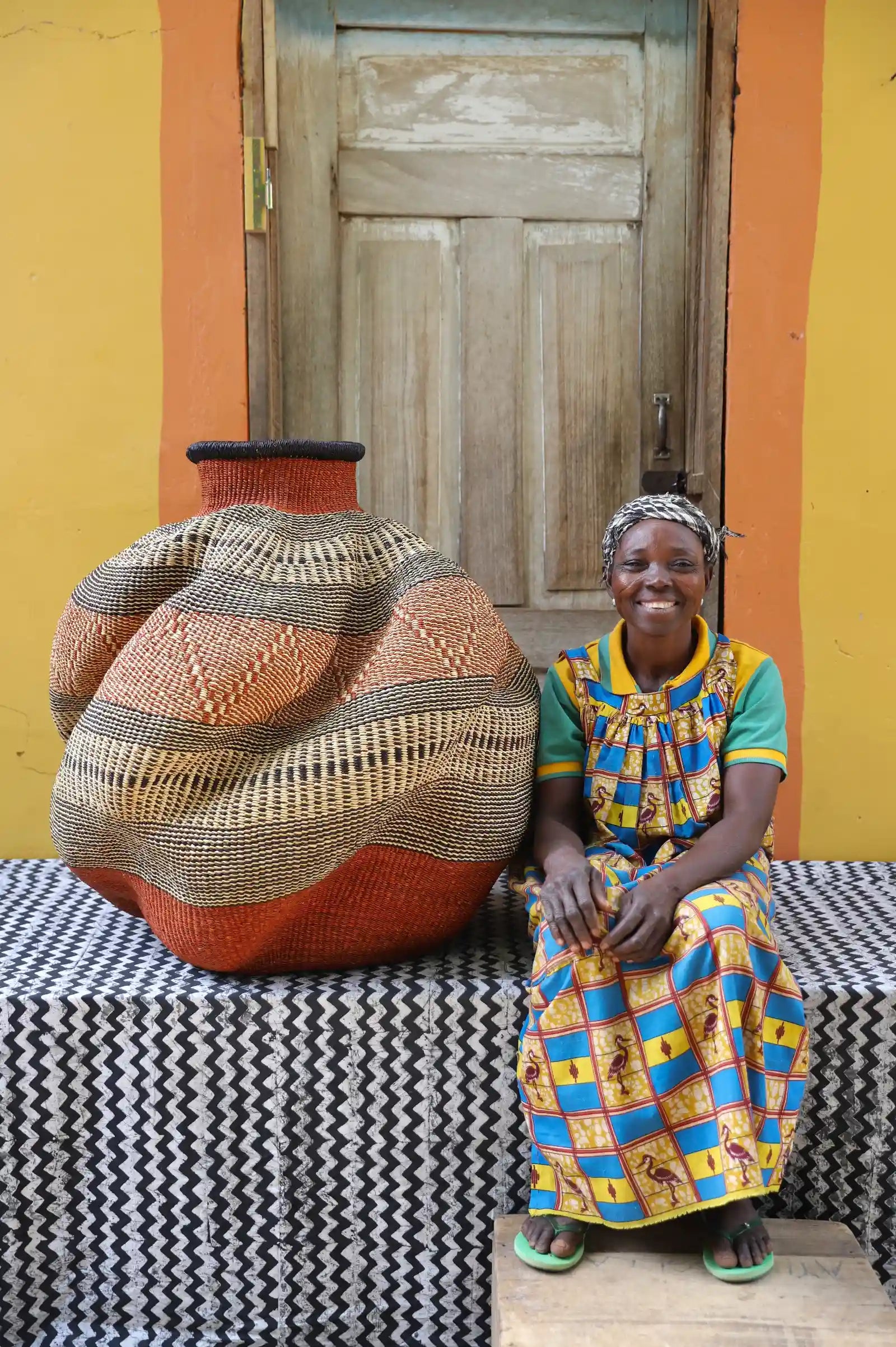 De-engo Art Basket (Large)  by Vida Akolgo