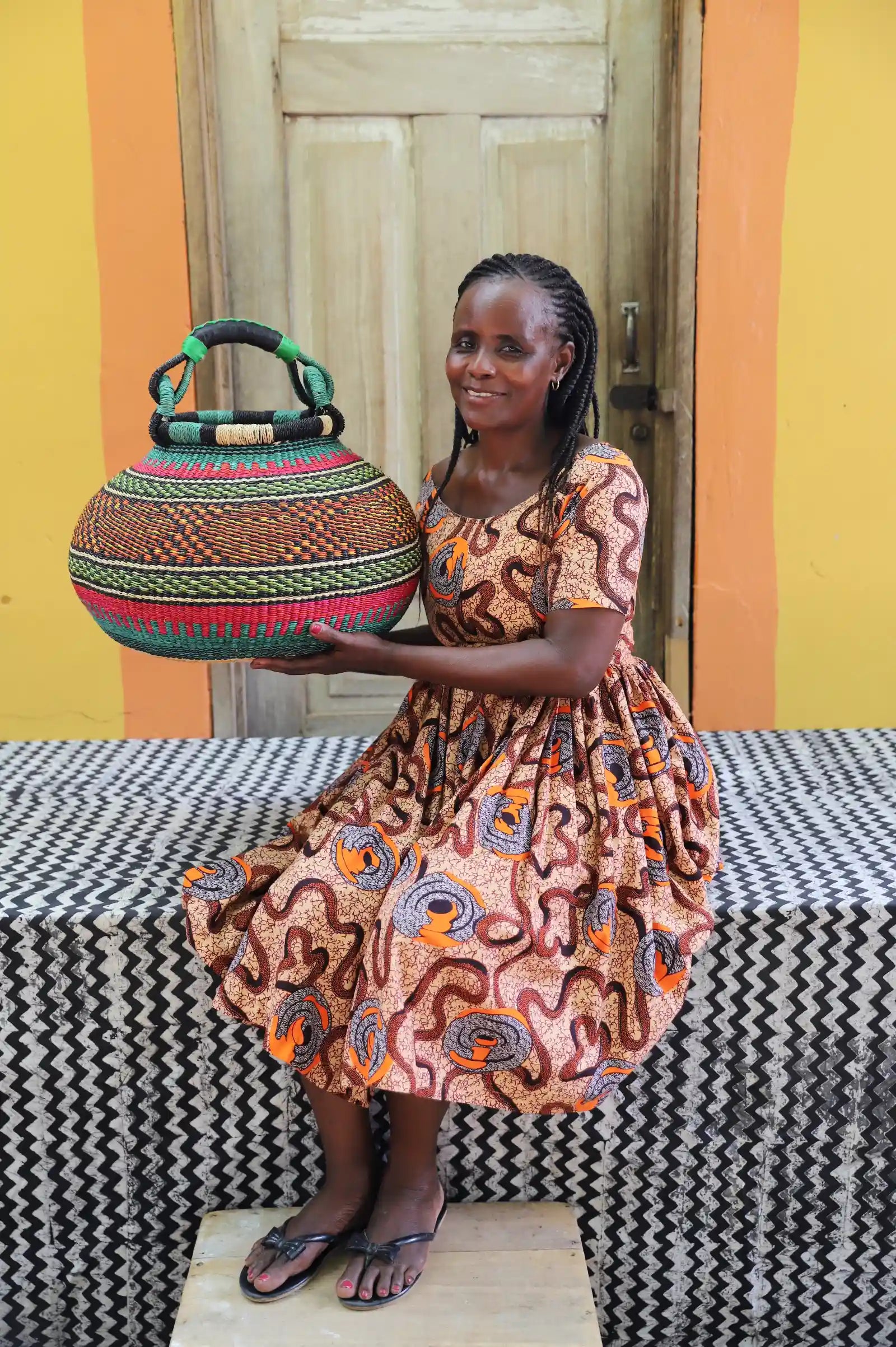 Pot Storage Basket (Large) by Lariba Akumasi