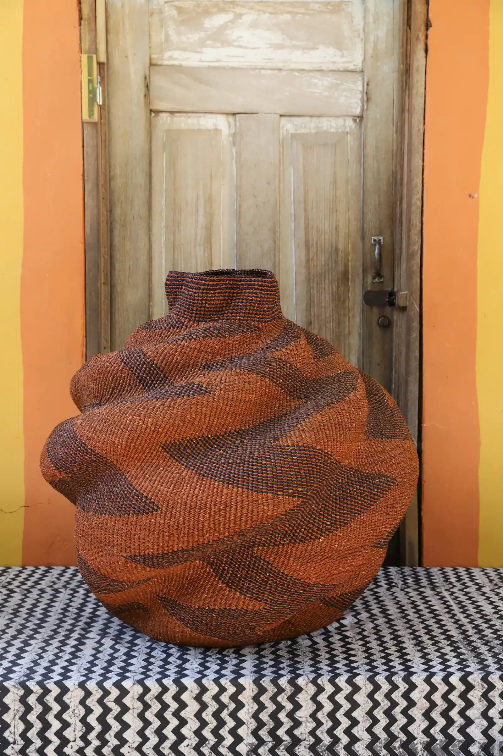 Yoomelingah-yure Art Basket (Large) by Linda Ayariga