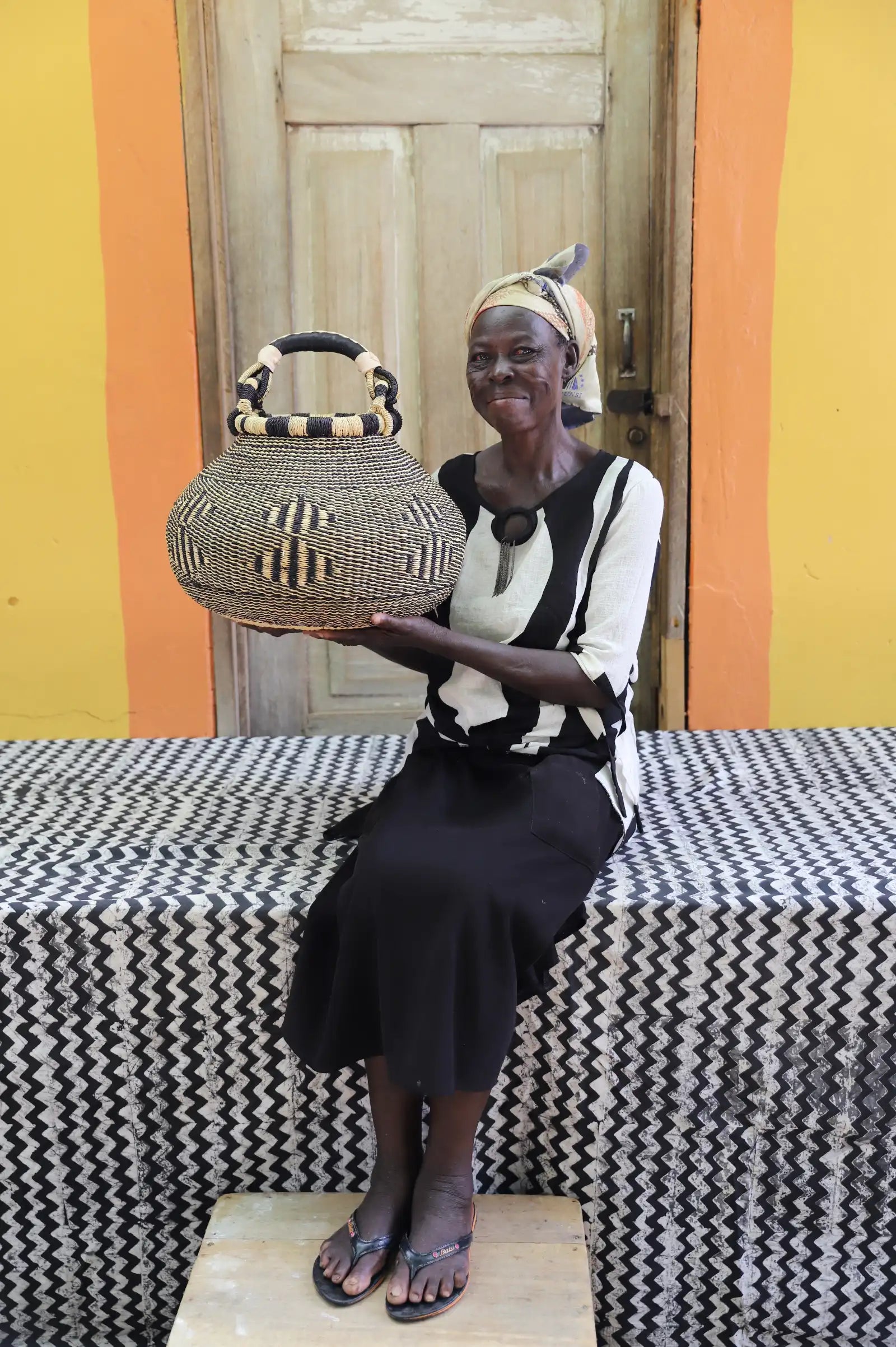 Pot Storage Basket (Medium) by Akanpia Anafo