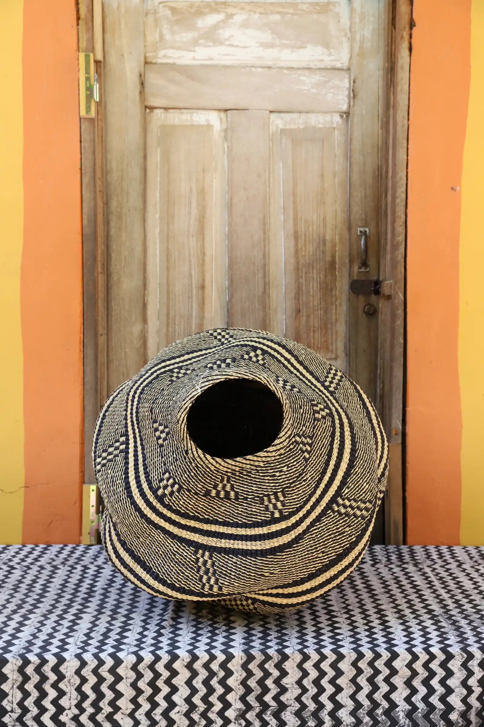 Conch (Katayeli Tia ) Art Basket (Large) by Avoore Alagbona