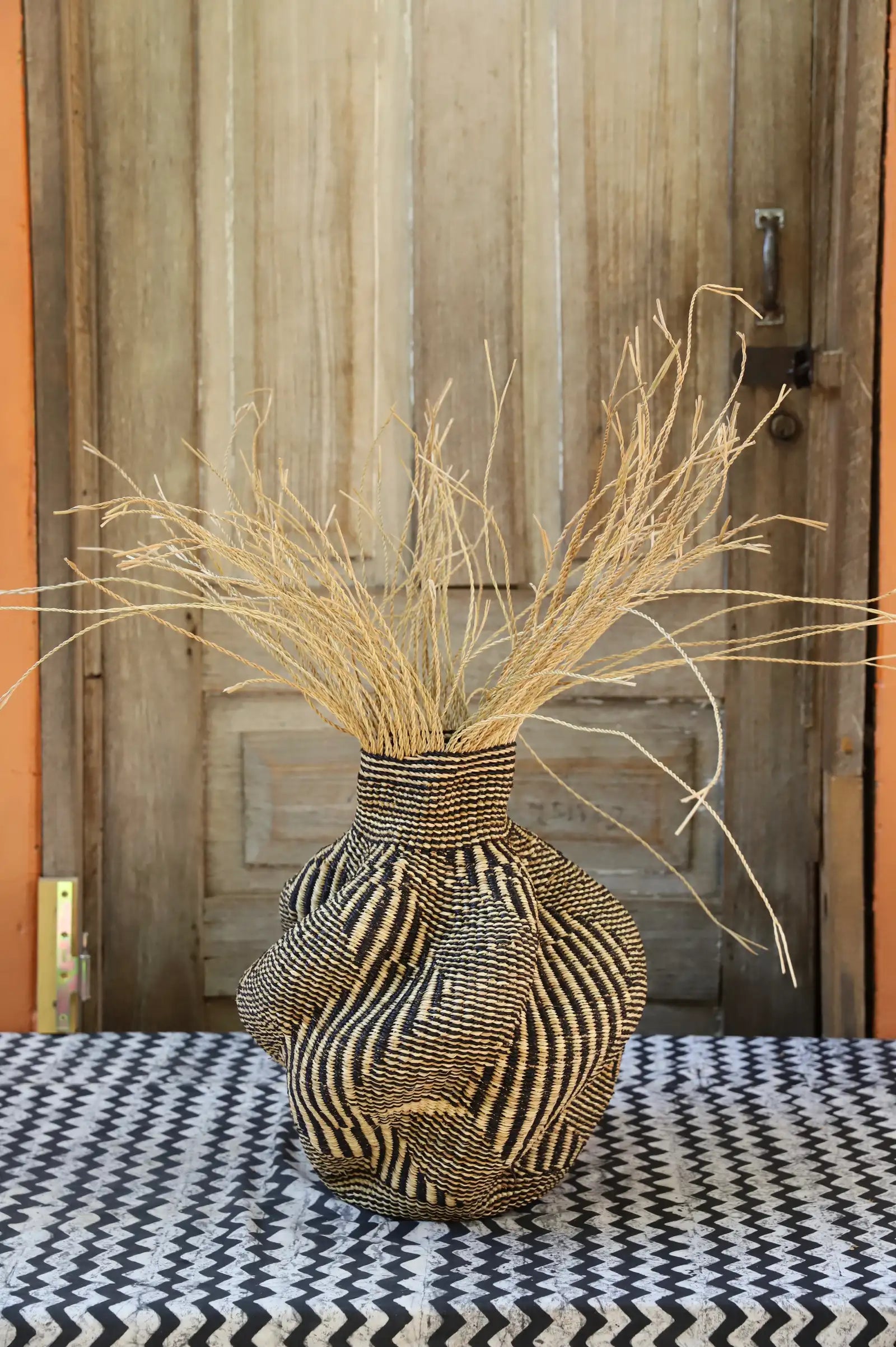 Tua-Tia (Baobab Tree) Art Basket (Tiny) by Rosina Aengwane