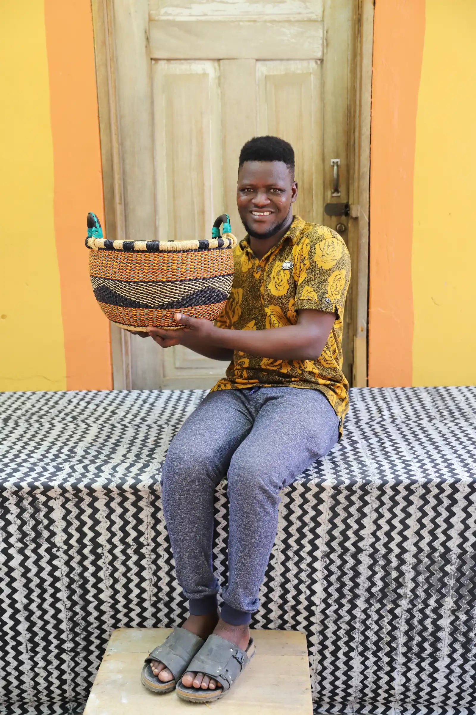 Gbenka Storage Basket (Small) by Atiah Asoba