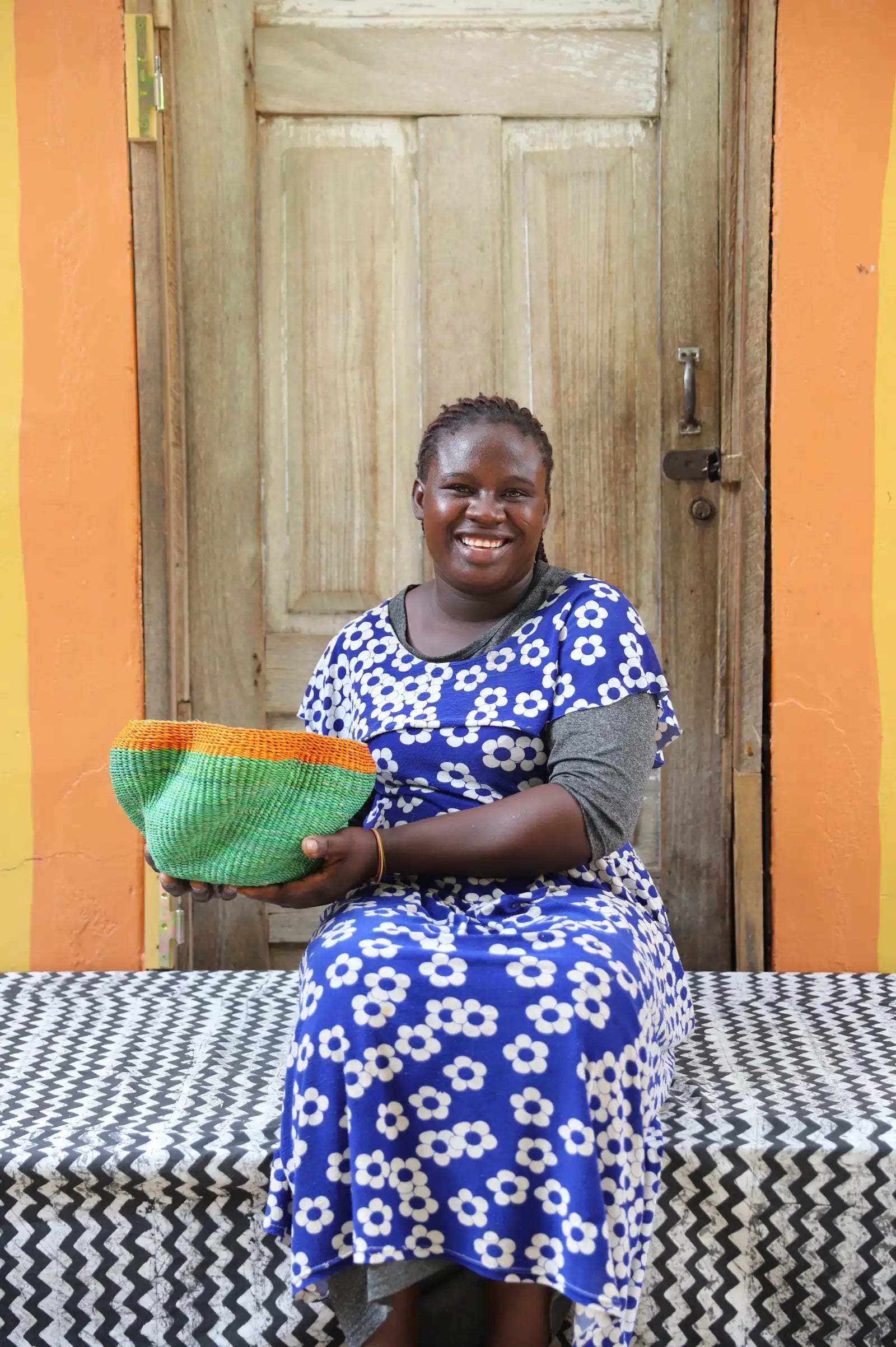 Pakurigo Wave  Home  Décor Basket (Tiny) by Apika Abisika