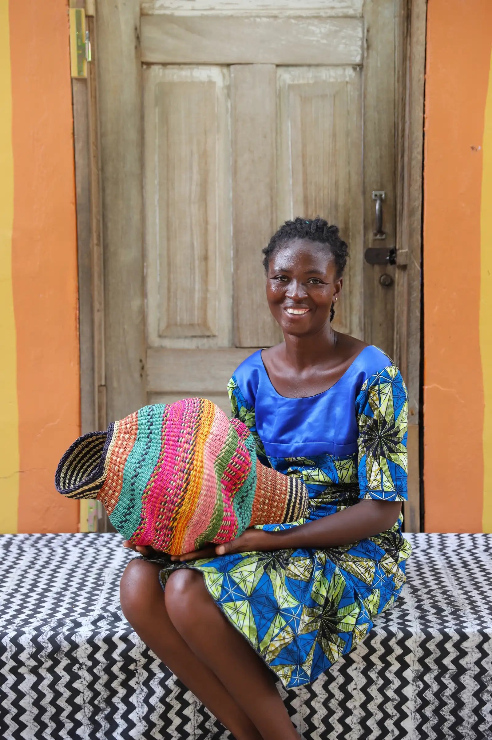 Conch (Katayeli -Tia) Art Basket (Small) by Perpetual 