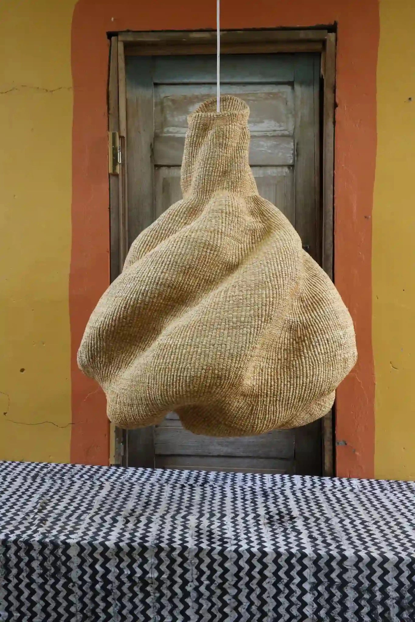 Orion Pendant Lampshade (Large) - The Baba Tree Basket Company