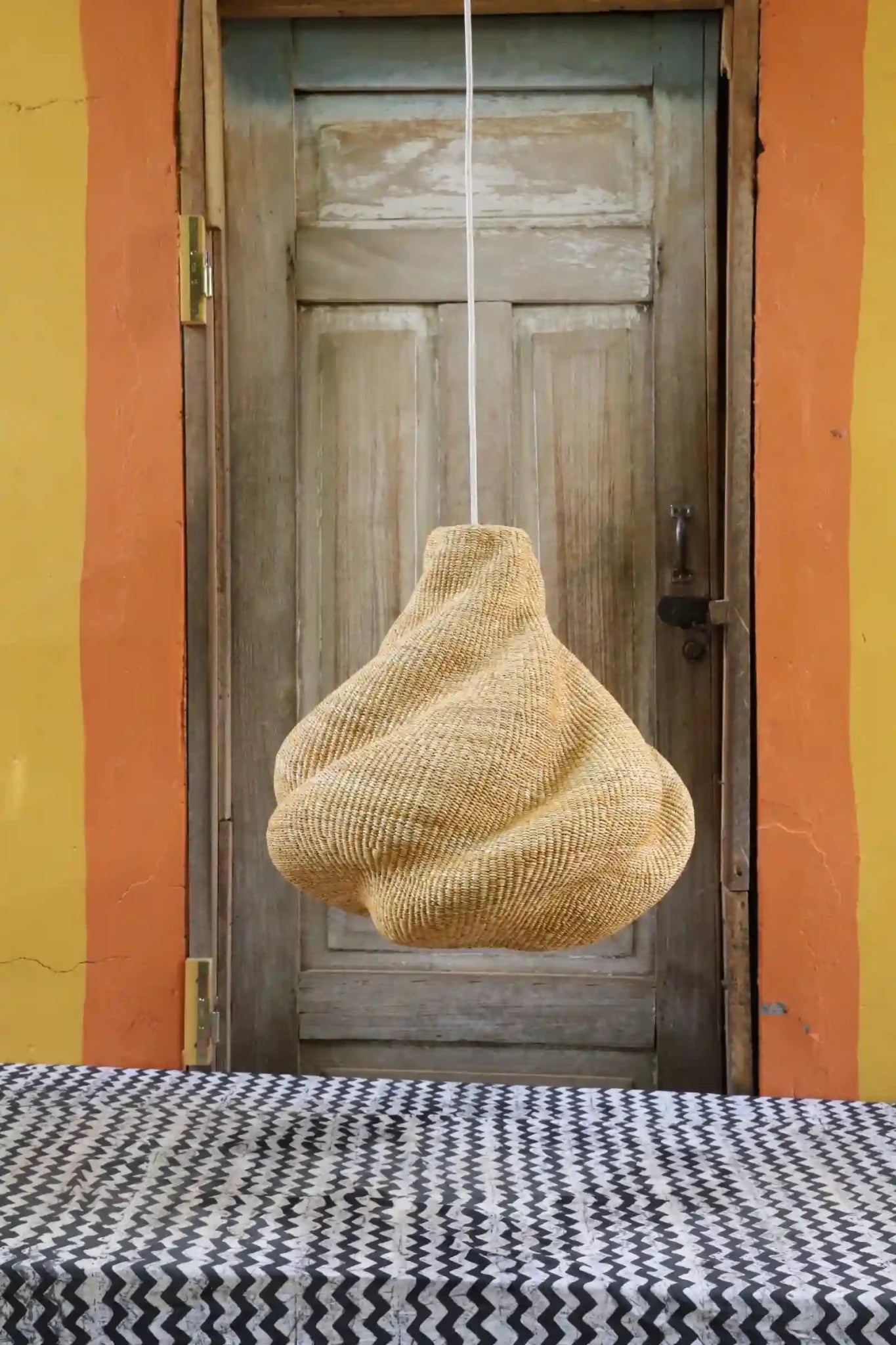 Woven Cloud Lampshade - The Baba Tree Basket Company