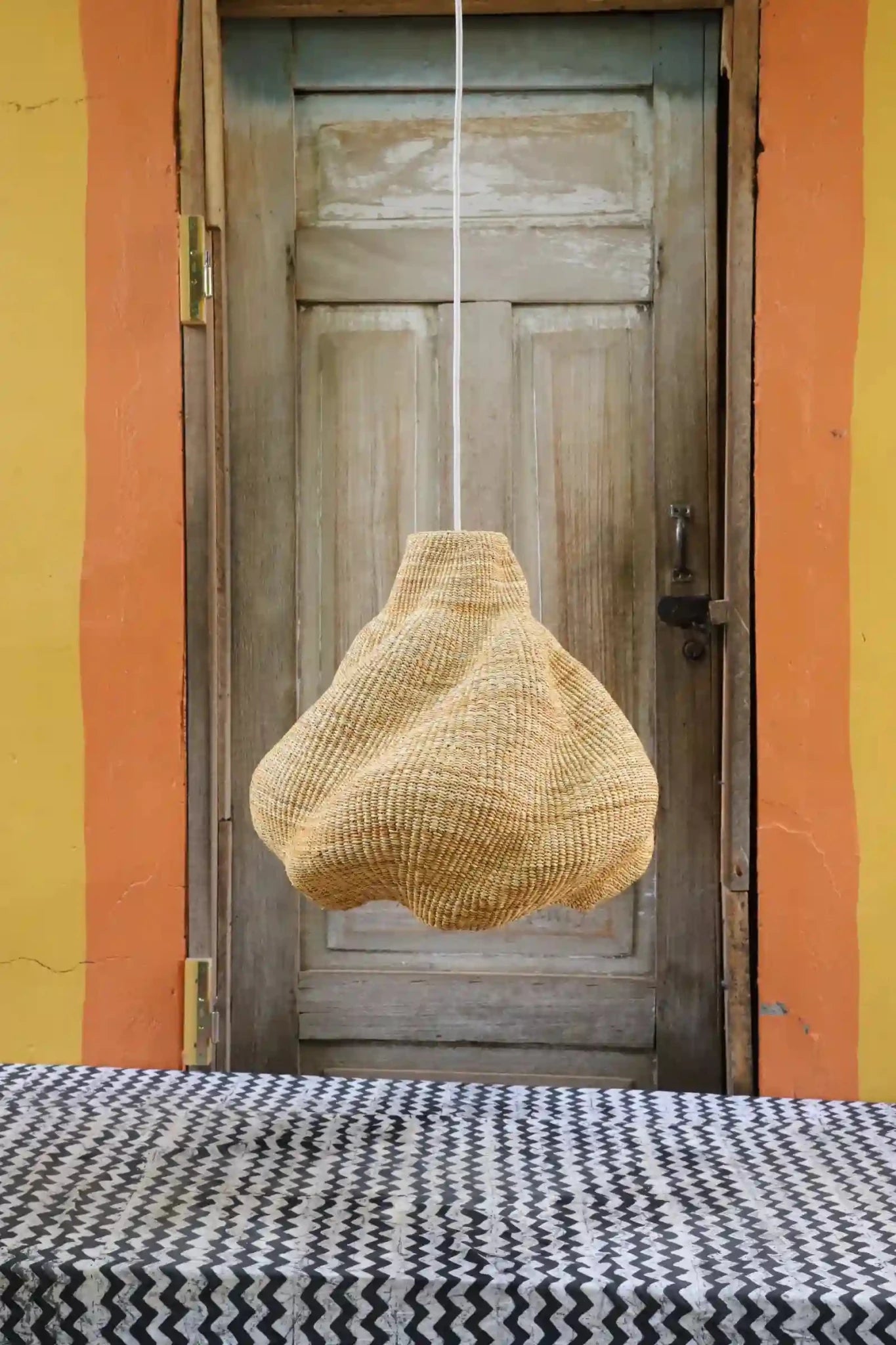 Woven Cloud Lampshade - The Baba Tree Basket Company