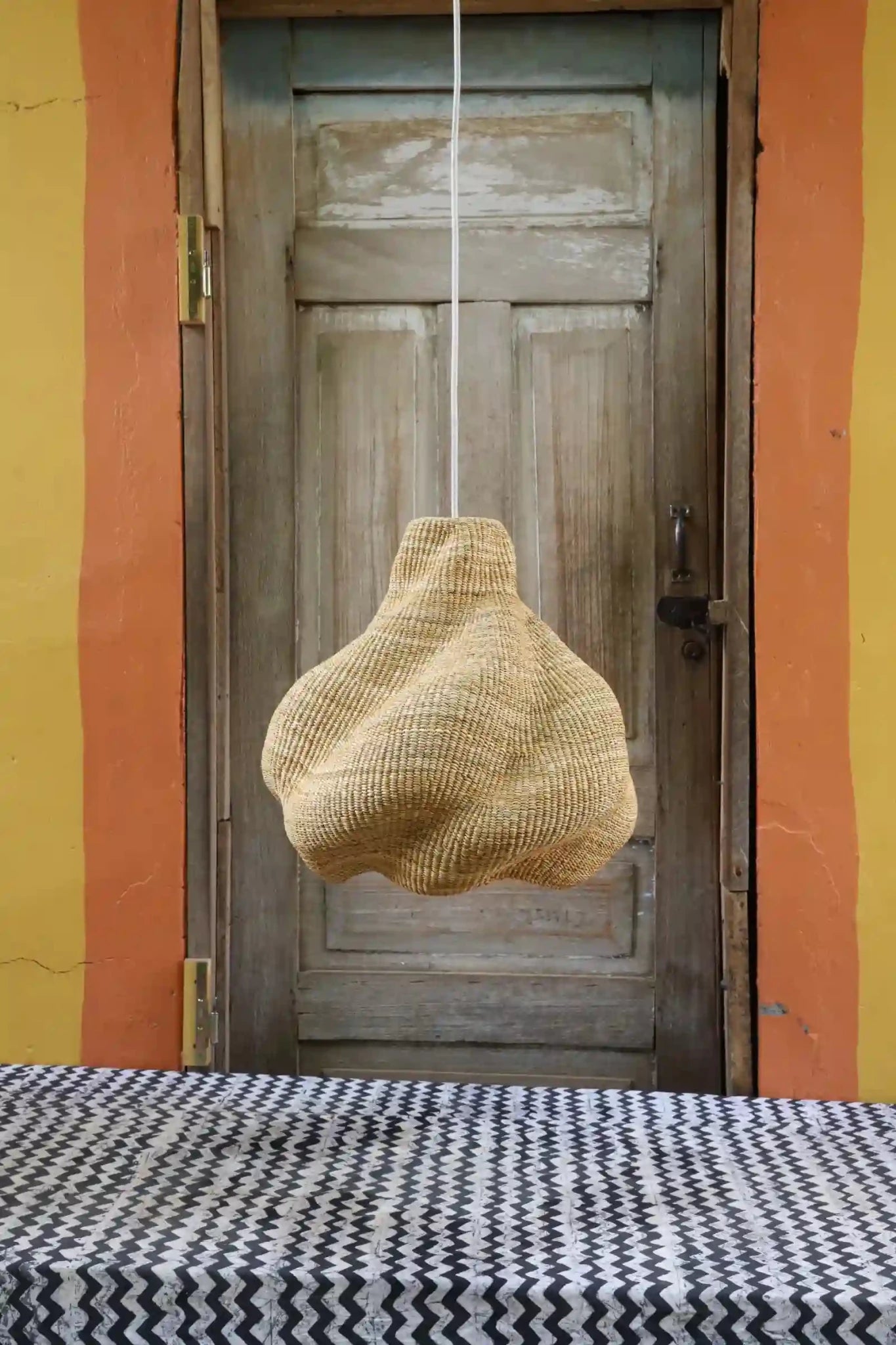 Woven Cloud Lampshade - The Baba Tree Basket Company