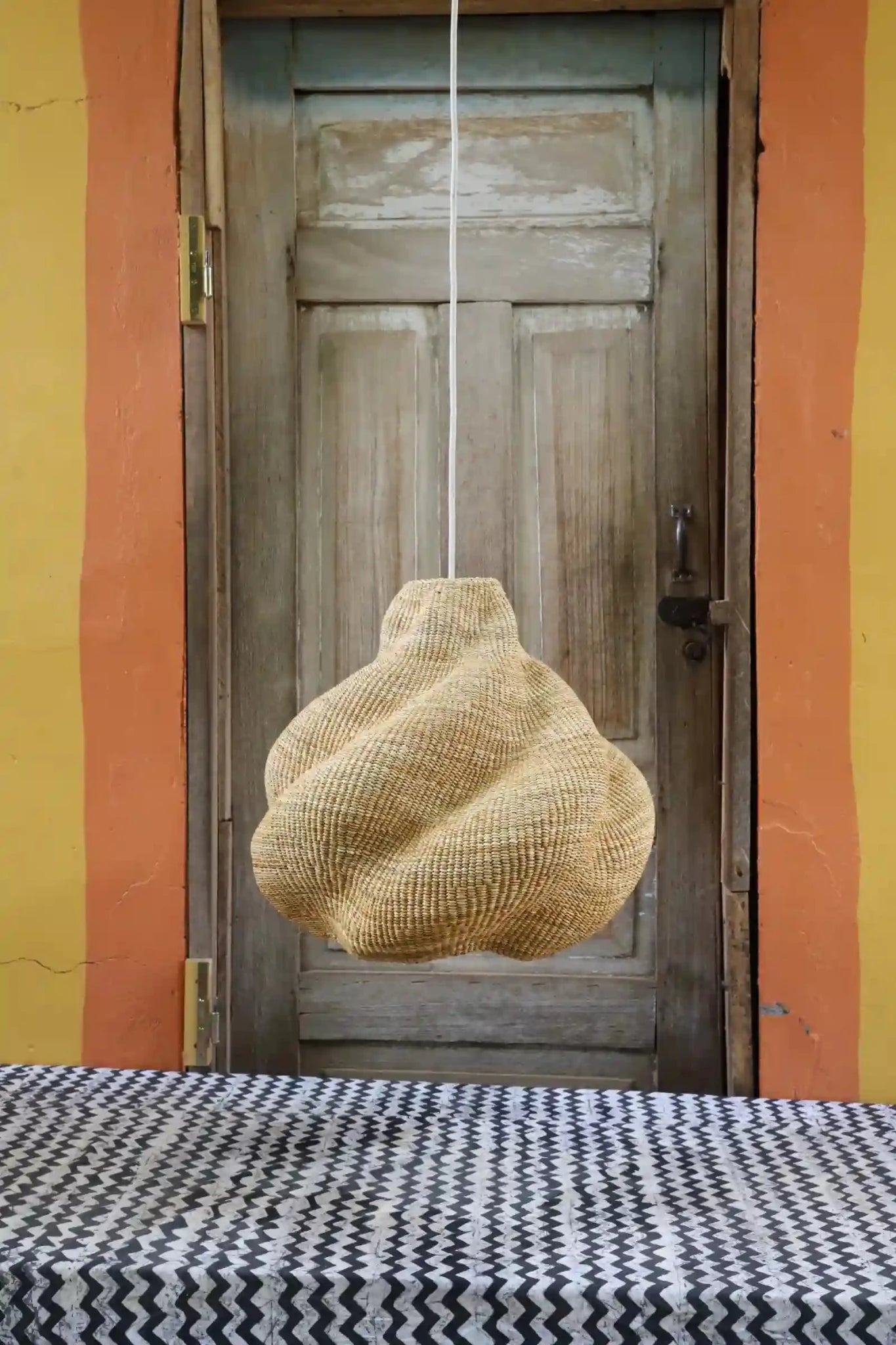 Woven Cloud Lampshade - The Baba Tree Basket Company