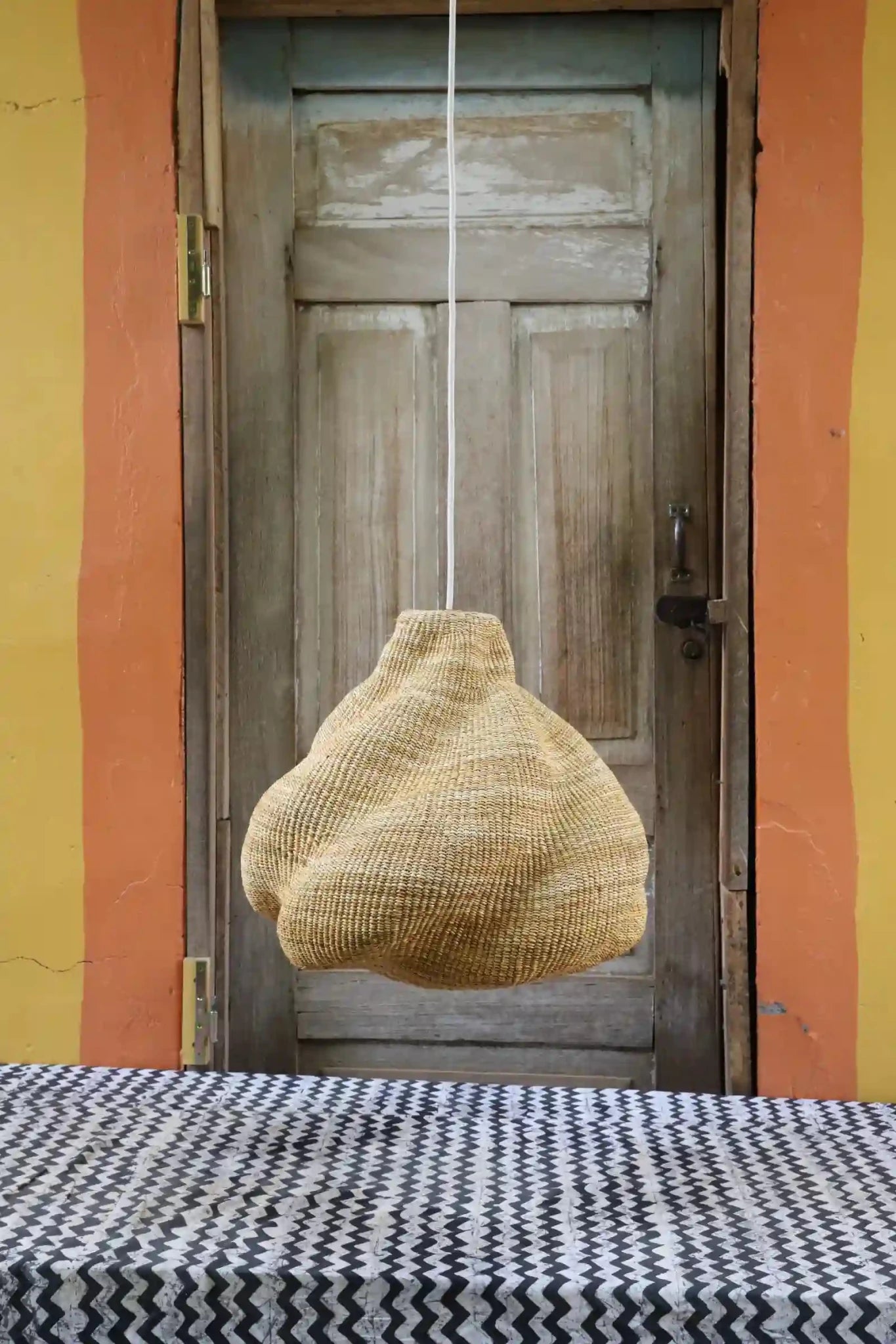 Woven Cloud Lampshade - The Baba Tree Basket Company