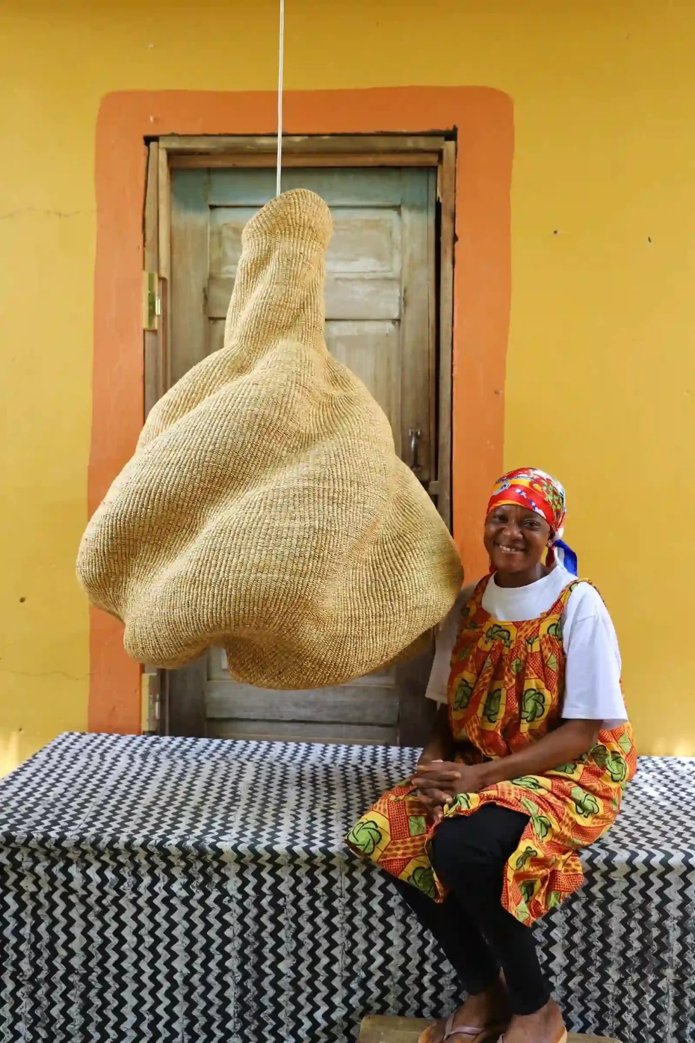 Orion Pendant Lampshade (Large) - The Baba Tree Basket Company