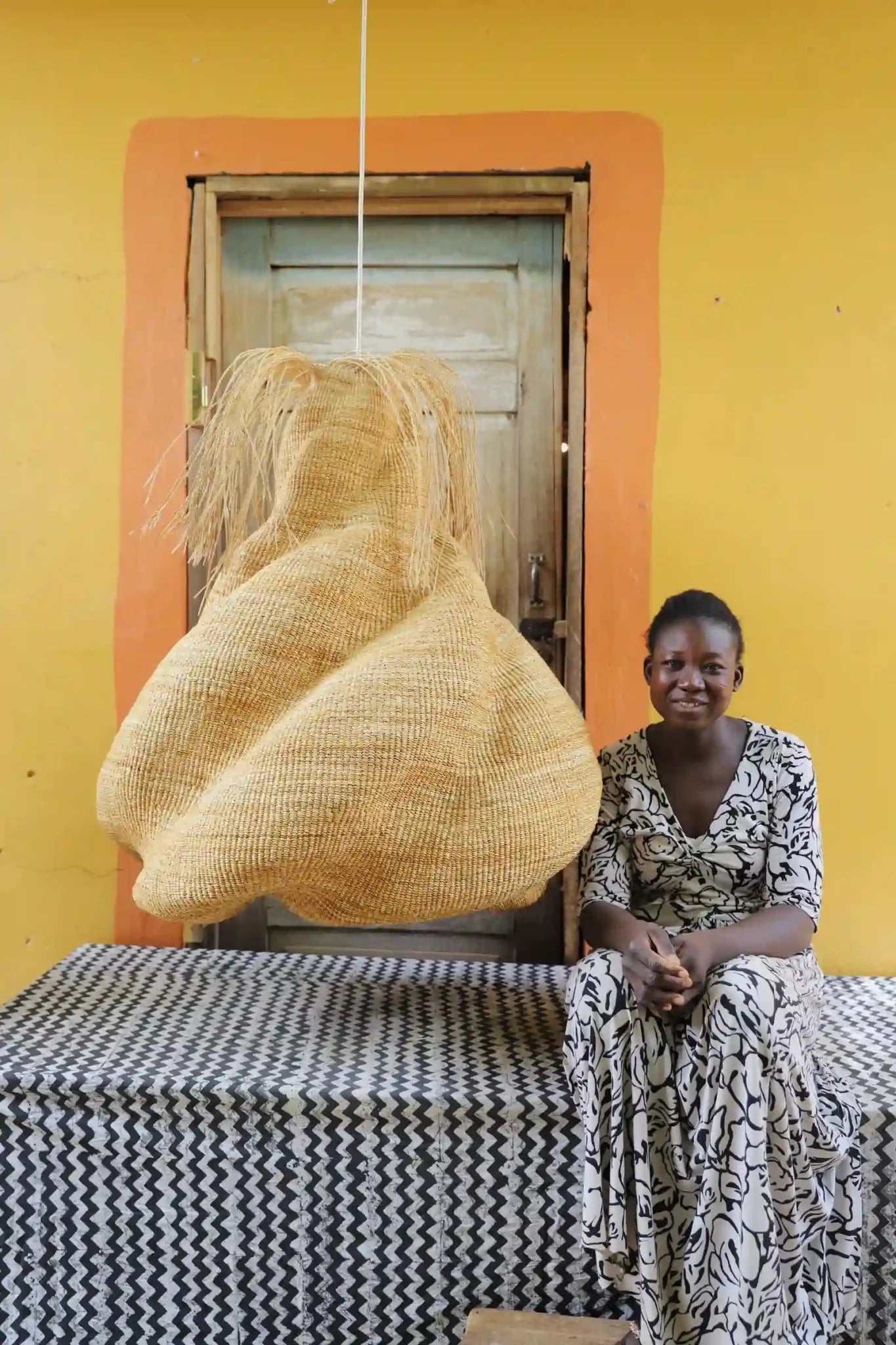 Helix Pendant Lampshade - The Baba Tree Basket Company