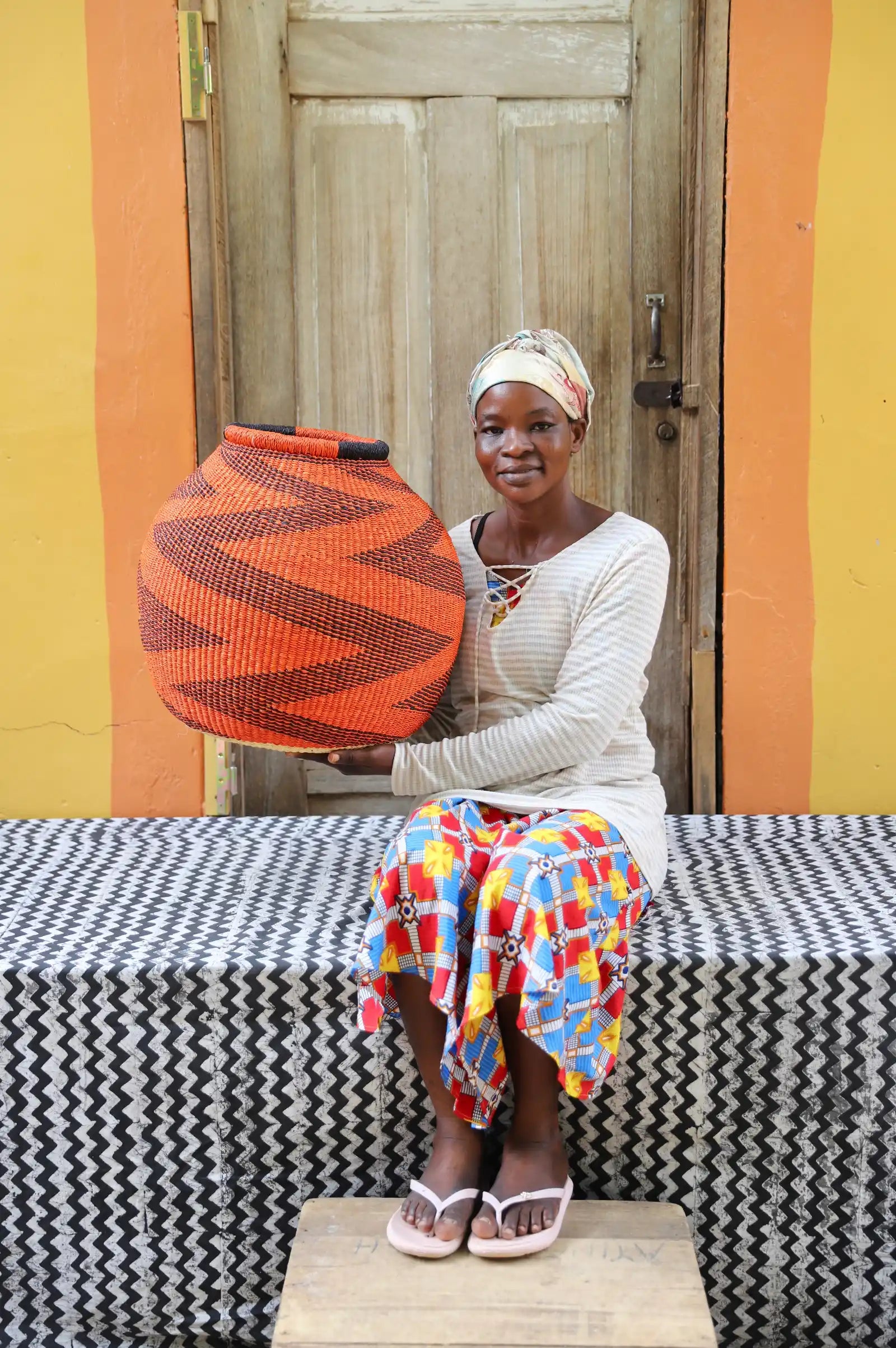 Kenkia  Art  Basket by Blessing Akunga