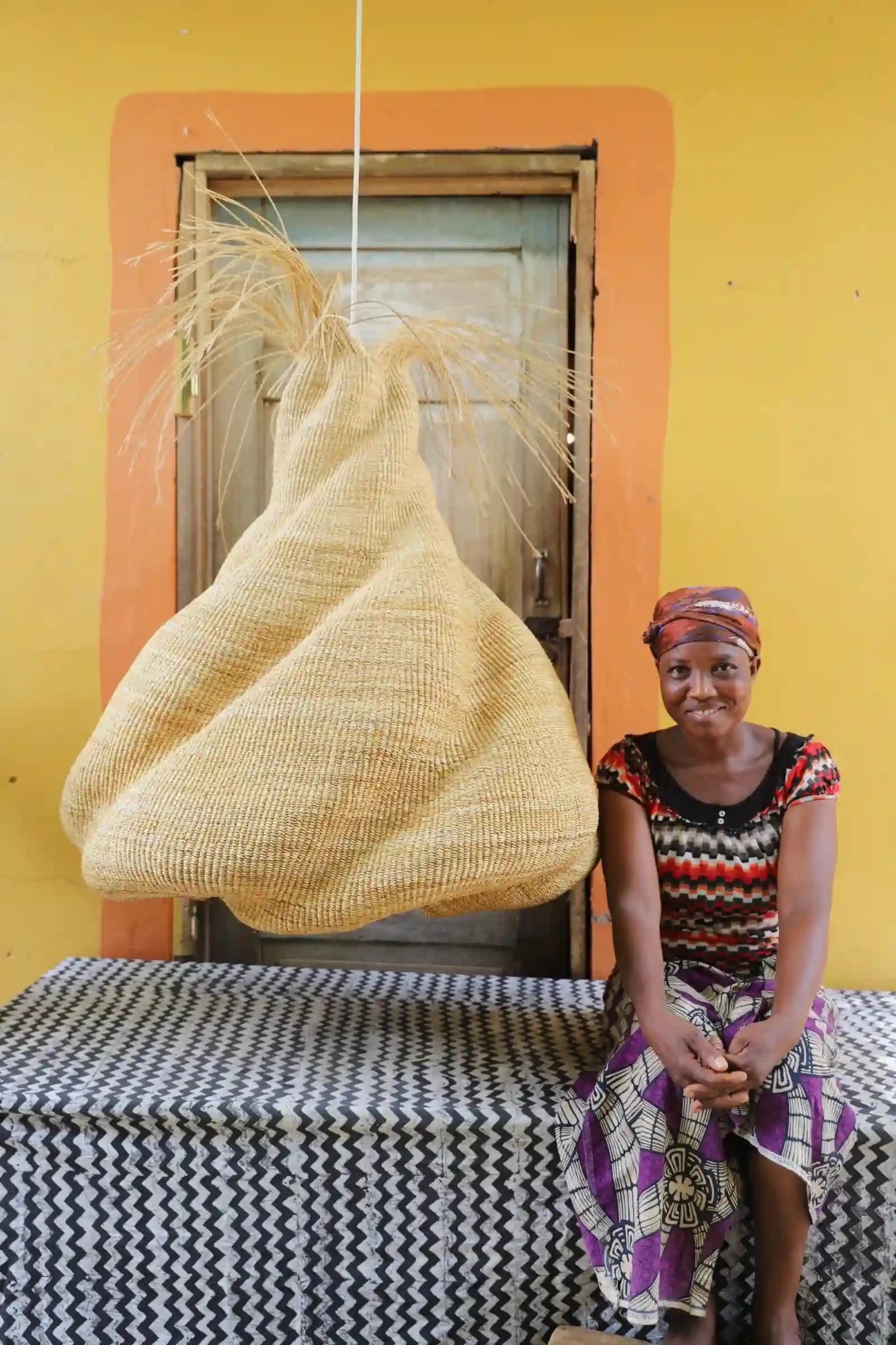 Helix Pendant Lampshade - The Baba Tree Basket Company