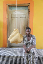 Woven Cloud Lampshade - The Baba Tree Basket Company