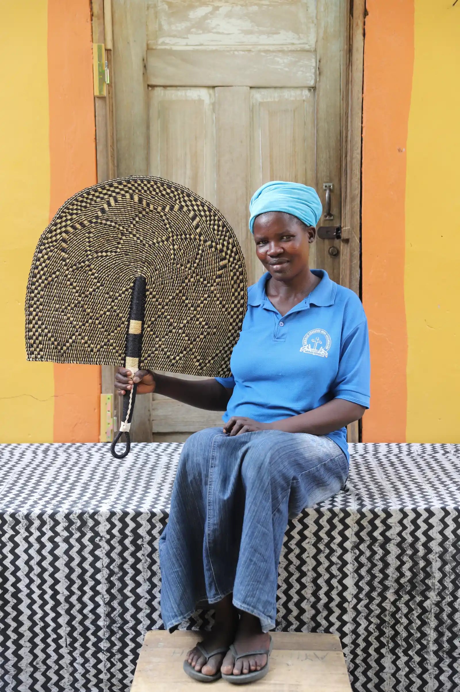 Naba Penga Wall Dècor Fan by Regina Akolgo