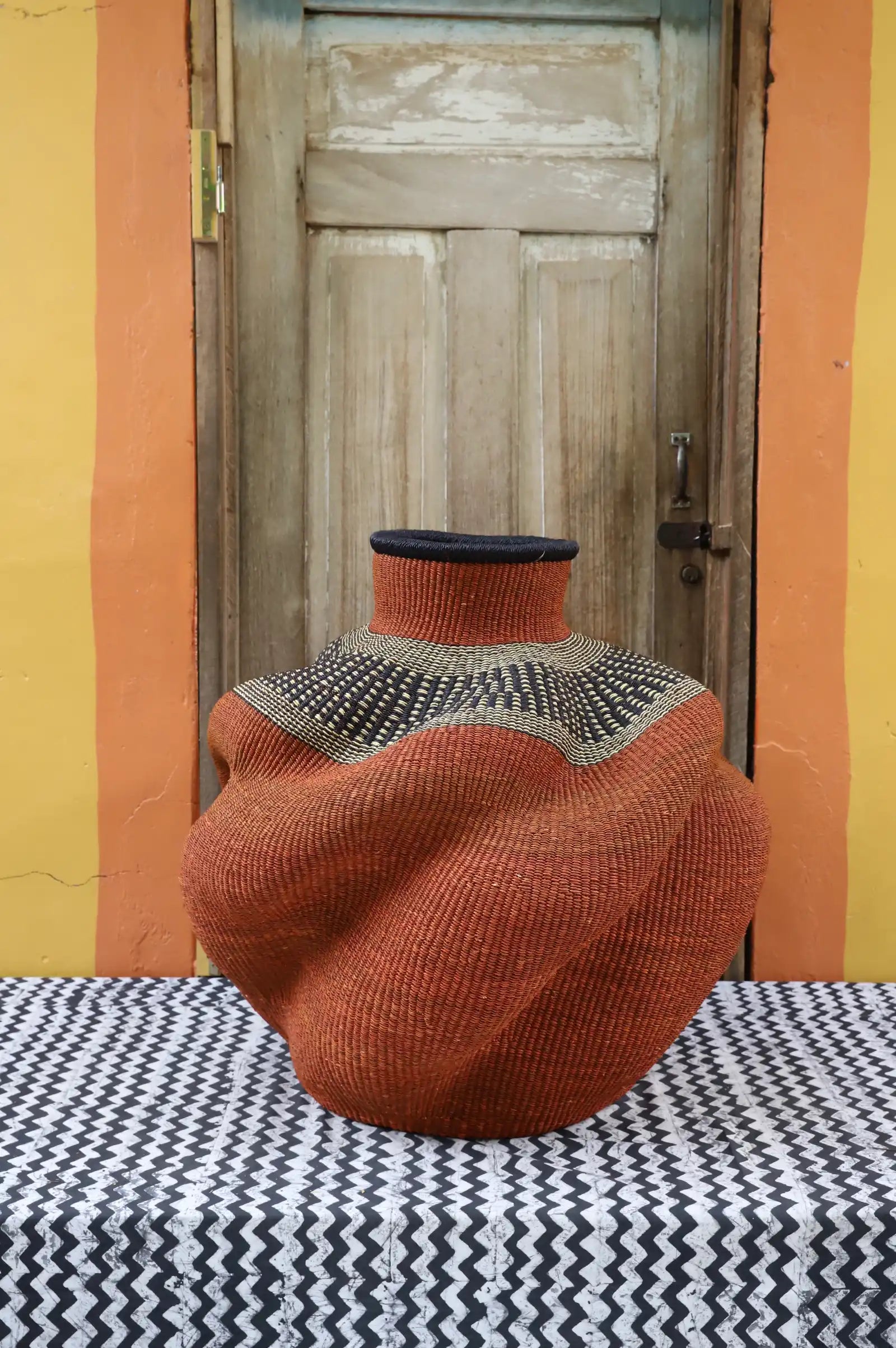 De-engo Art Basket (Large)  by Aniamah Akugre