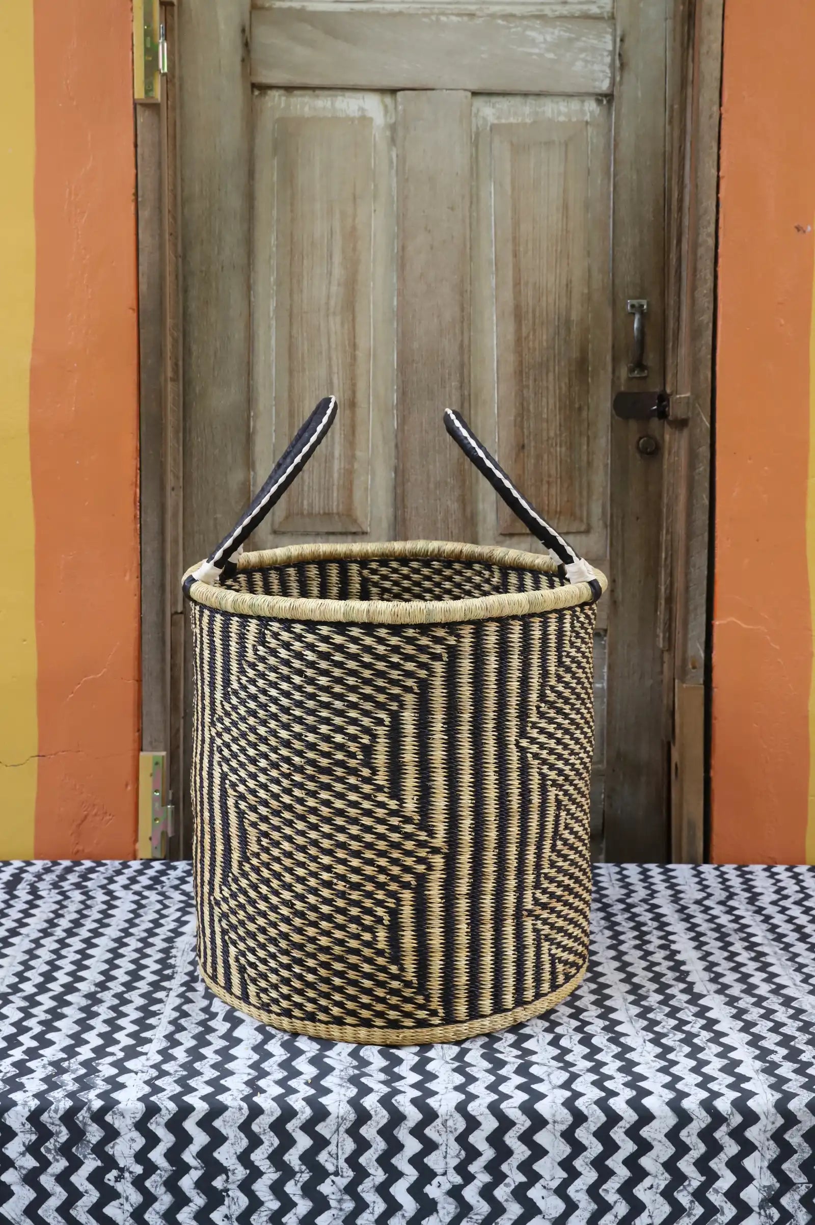 Open Laundry Basket (Large) by Vivian Akulembire