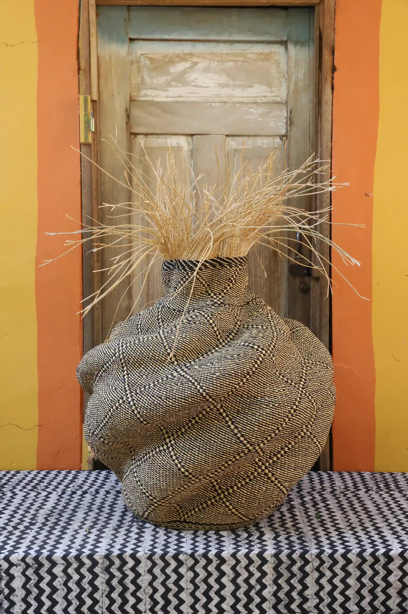 Tua-Tia (Baobab Tree) Art Basket (Large) by Ayine  Atiah