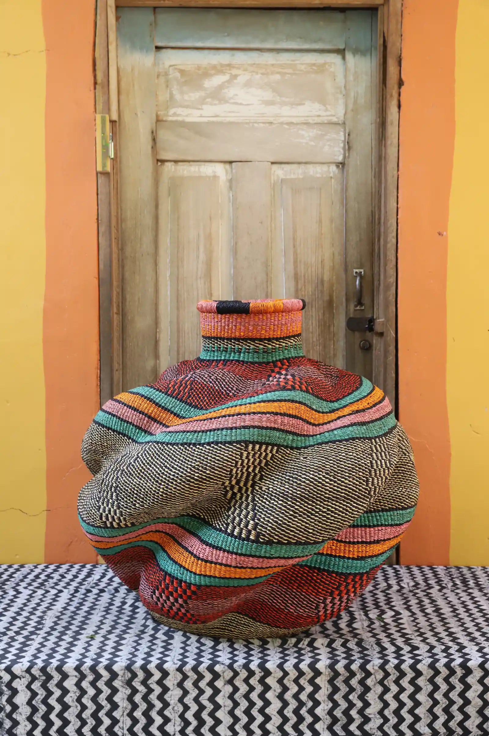 De-engo Art Basket (Large)  by Cynthia Anaba