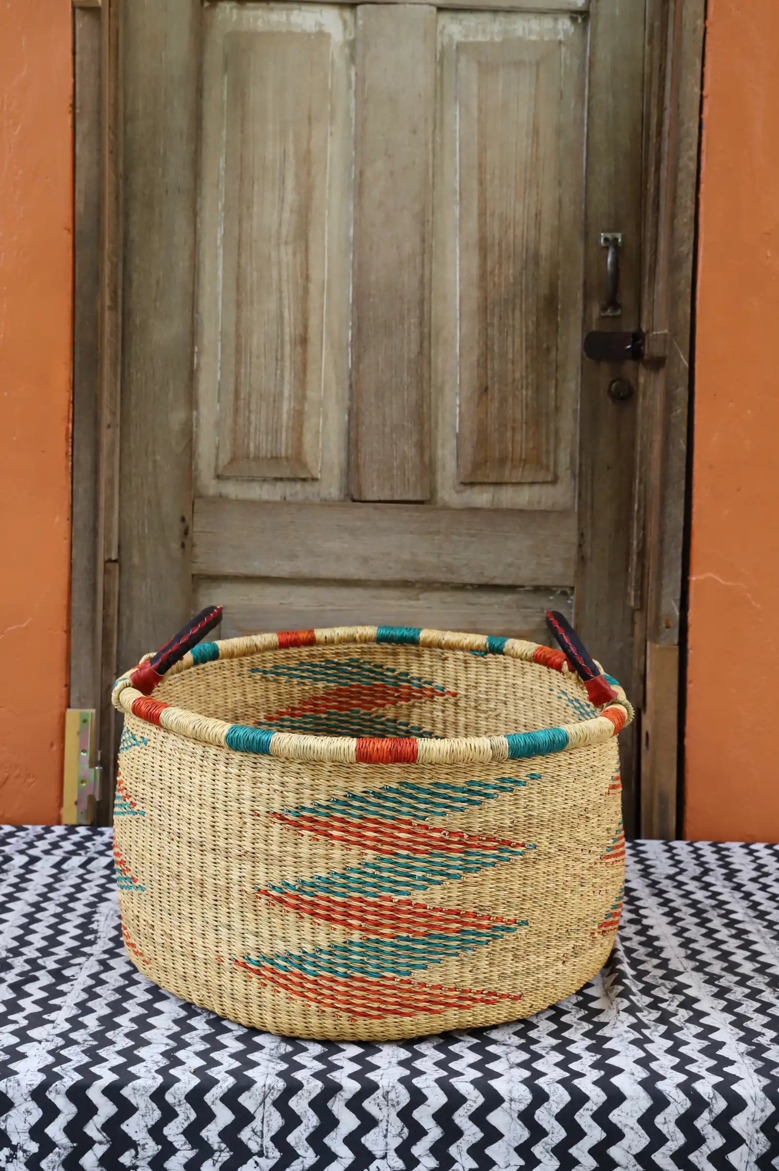 Woven Tub (Large) by Aberinga Nyaaba