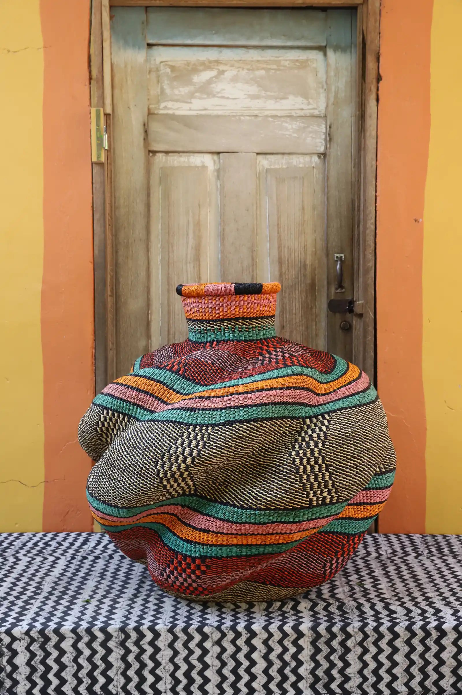 De-engo Art Basket (Large)  by Cynthia Anaba