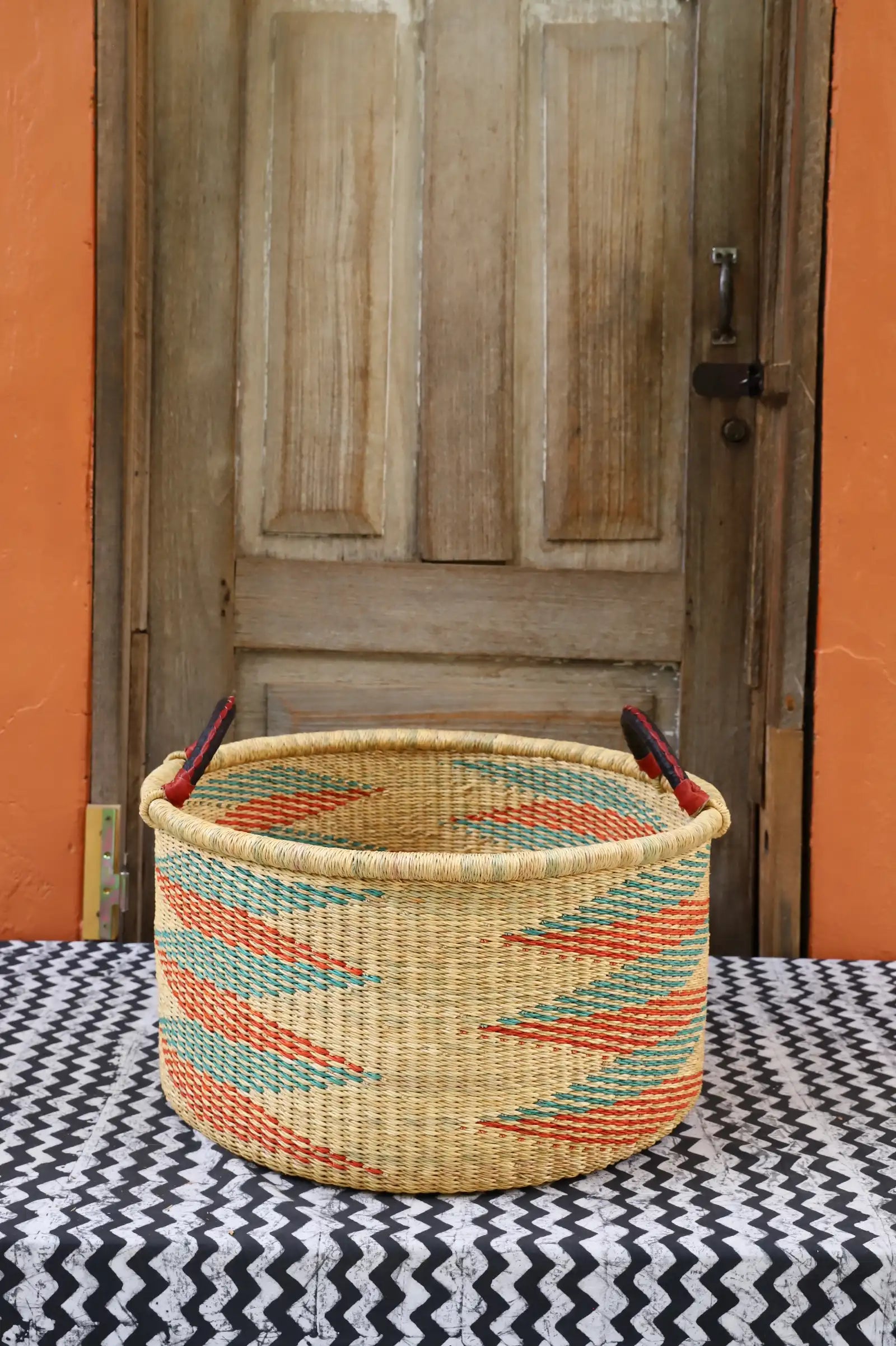 Woven Tub (Medium) by Mary Aboya