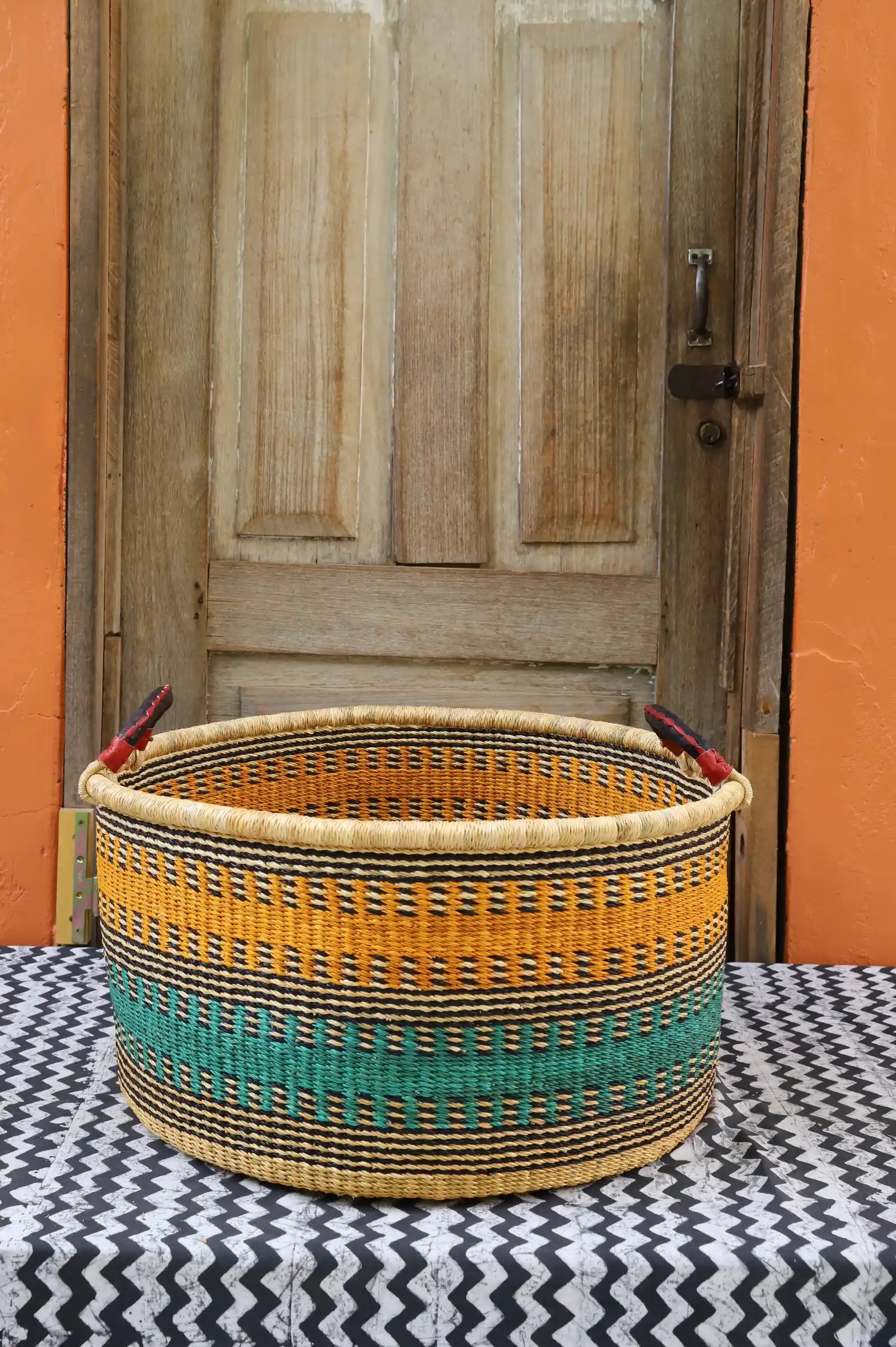 Woven Tub (Large) by Sarah Adolinaba