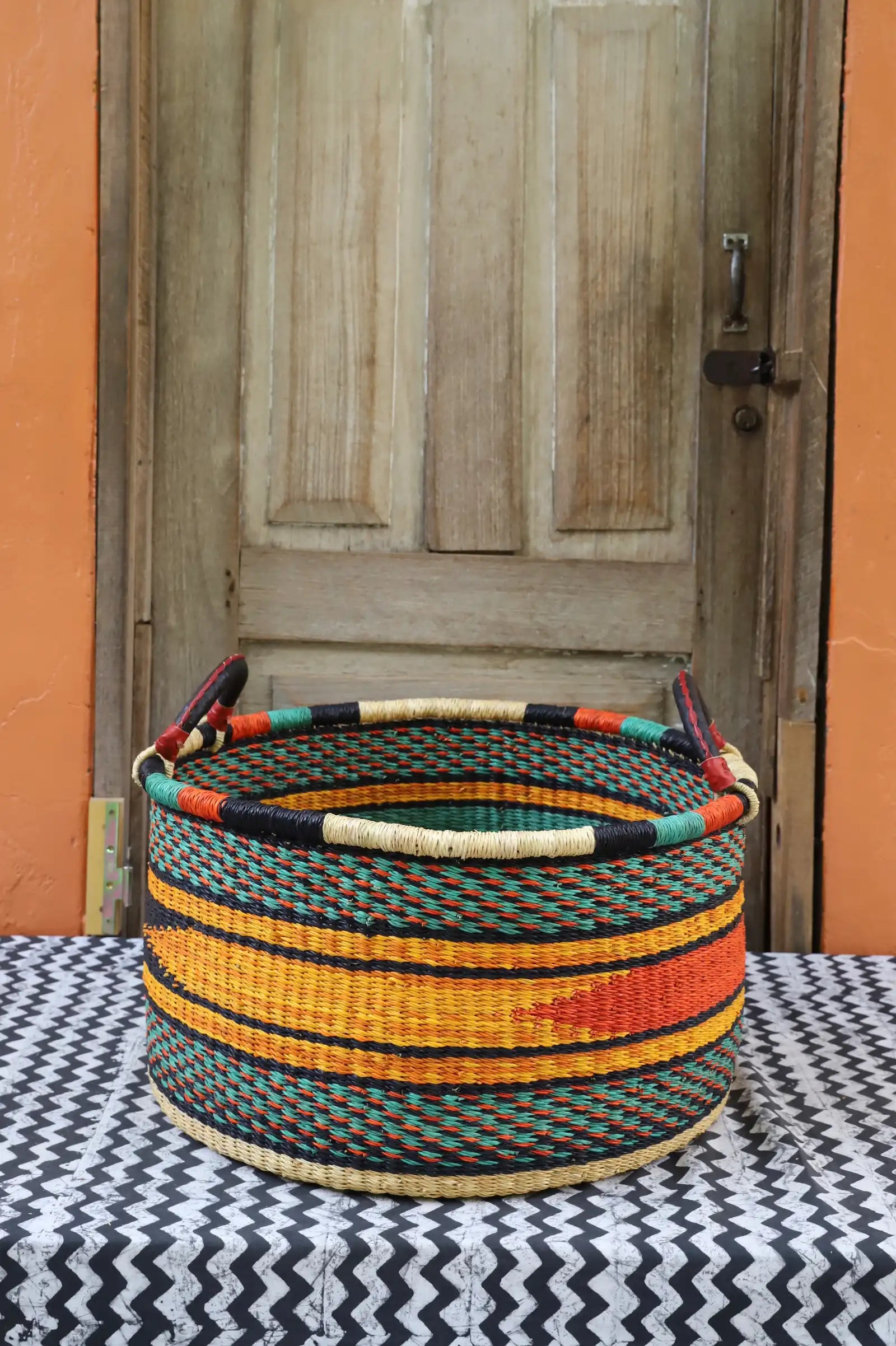 Woven Tub (Large) by Akansingamah Abuah