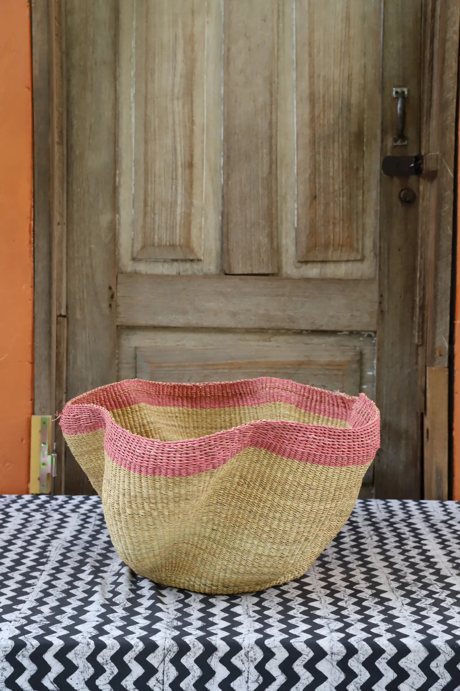 Pakurigo Wave Home  Décor Basket (Large) by Anafo Ayinpoka