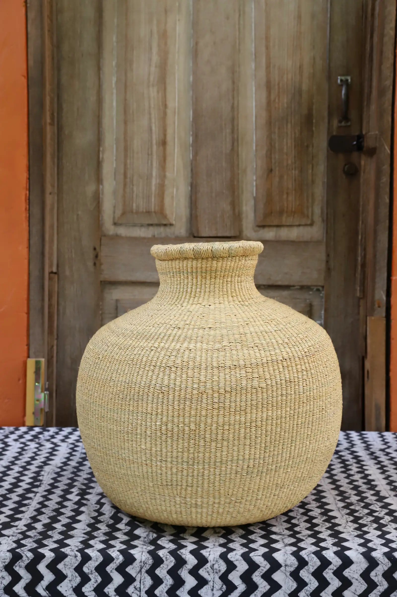 Jemima 10 Cows Dècor Basket (Large) by Ayenzea Atampugre