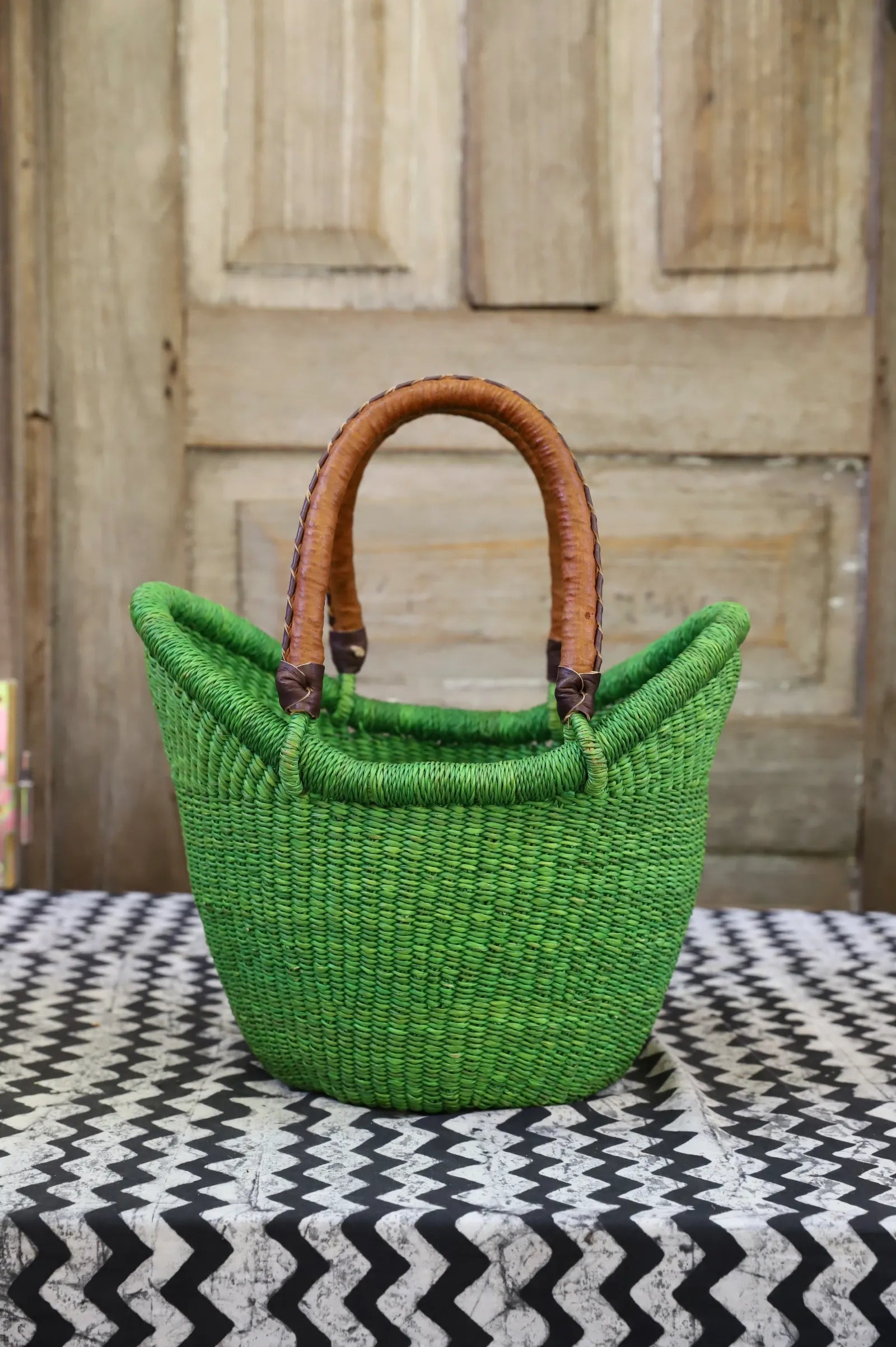 Nyariga Dip Dyed Basket (Tiny) by Asigbire Apogbire