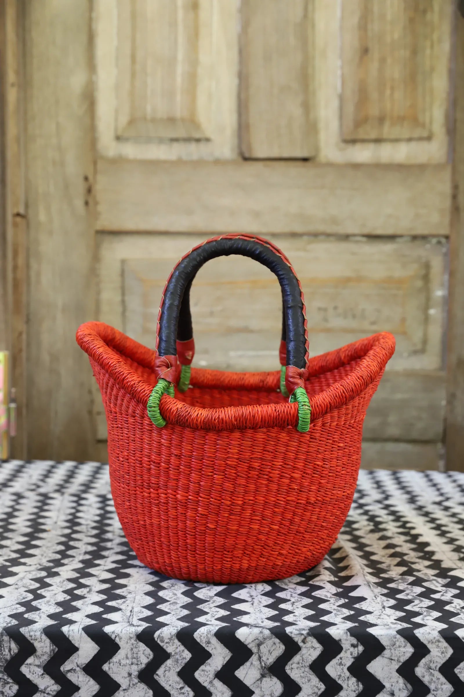 Nyariga Dip Dyed Basket (Tiny) by Linda Ayariga