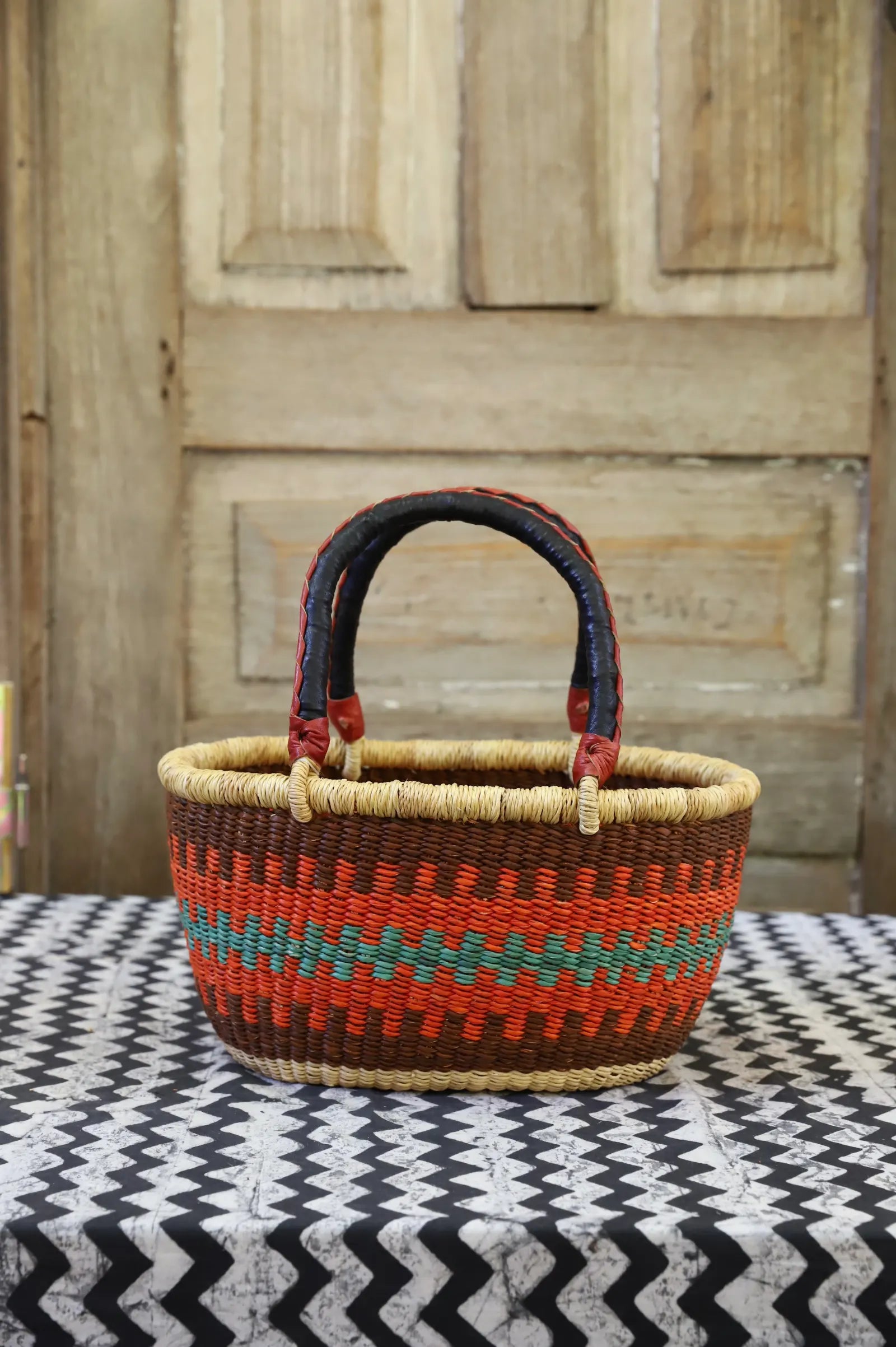 Oval Shopping Bag (Tiny) by Mary Ayinbora