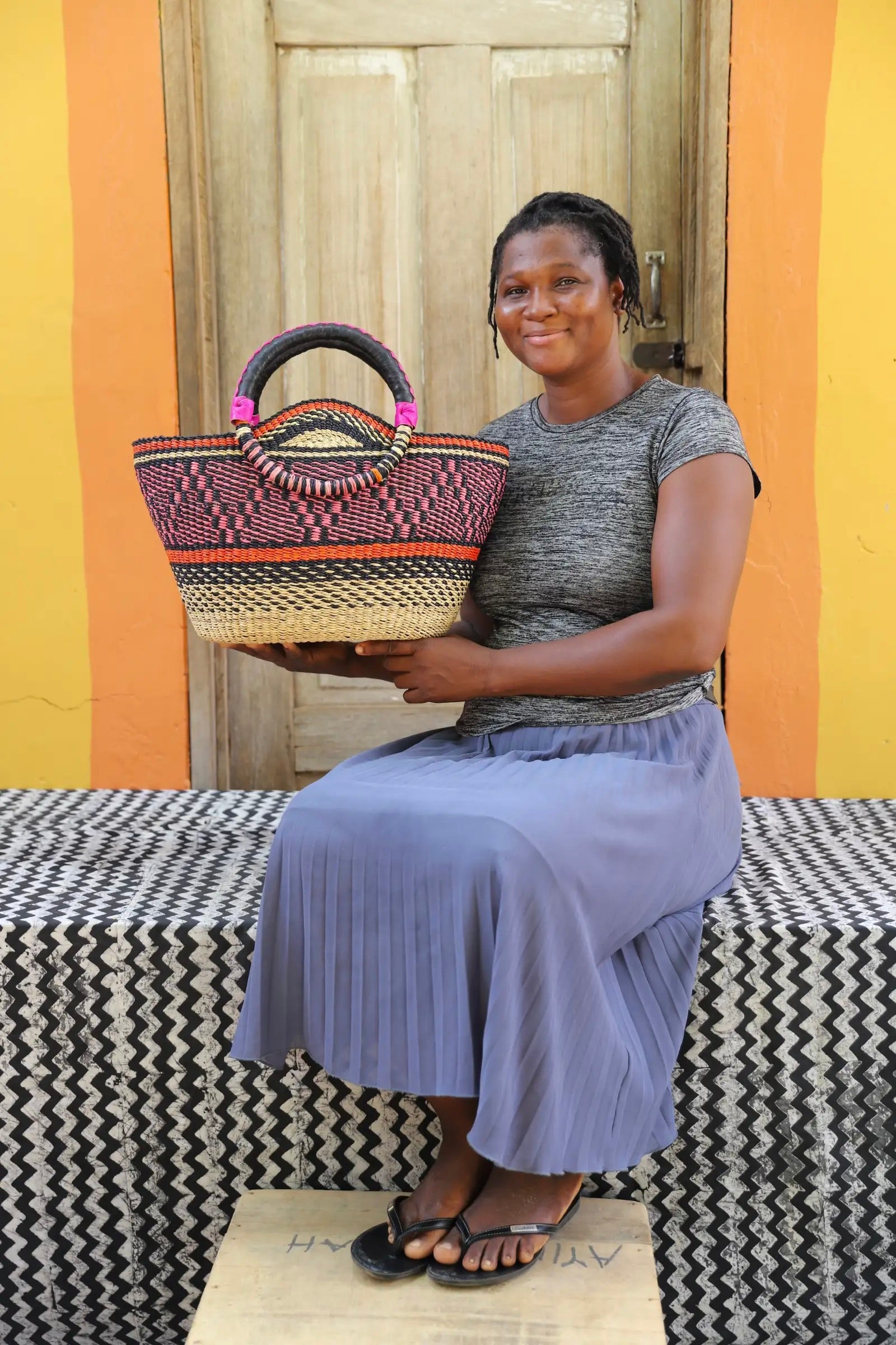 Naughty George Weekend Bag by Mary Ayinbora