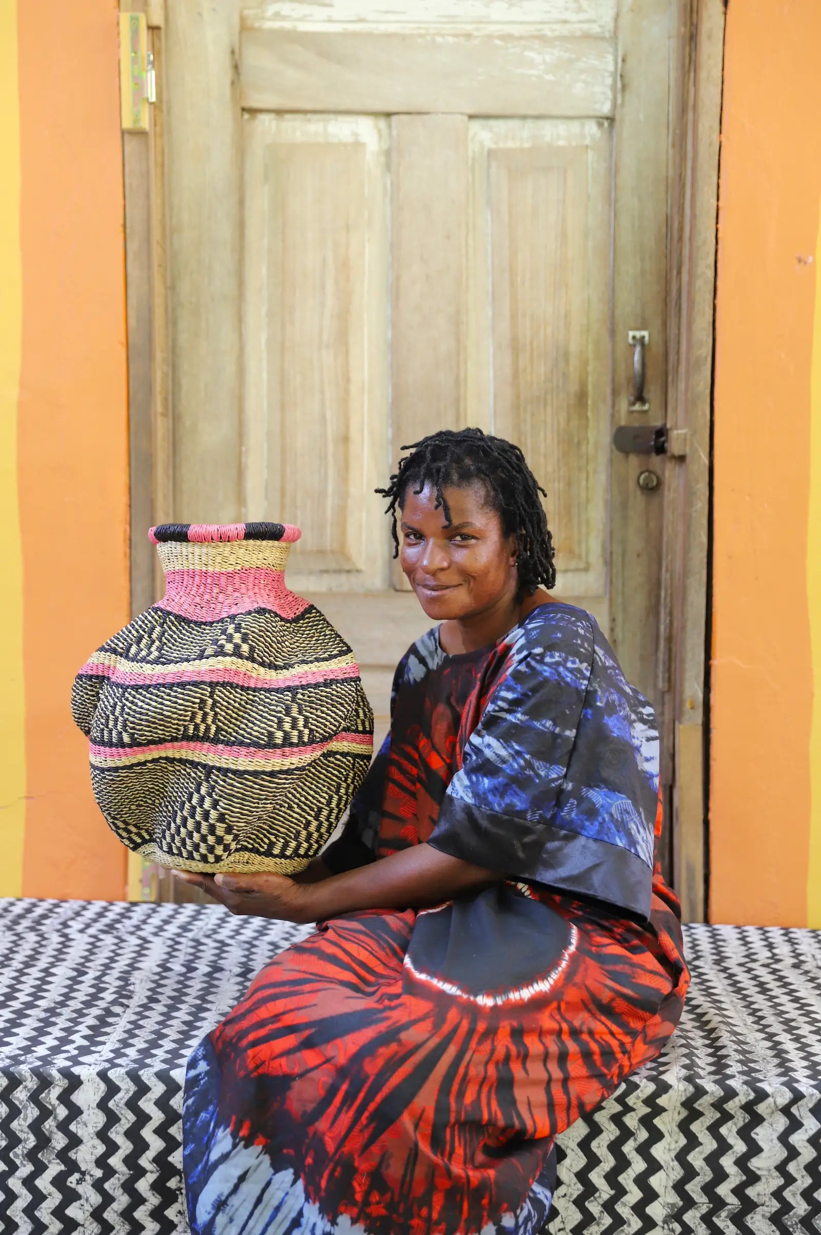 De-engo Art Basket (Tiny) by Mary Anaba