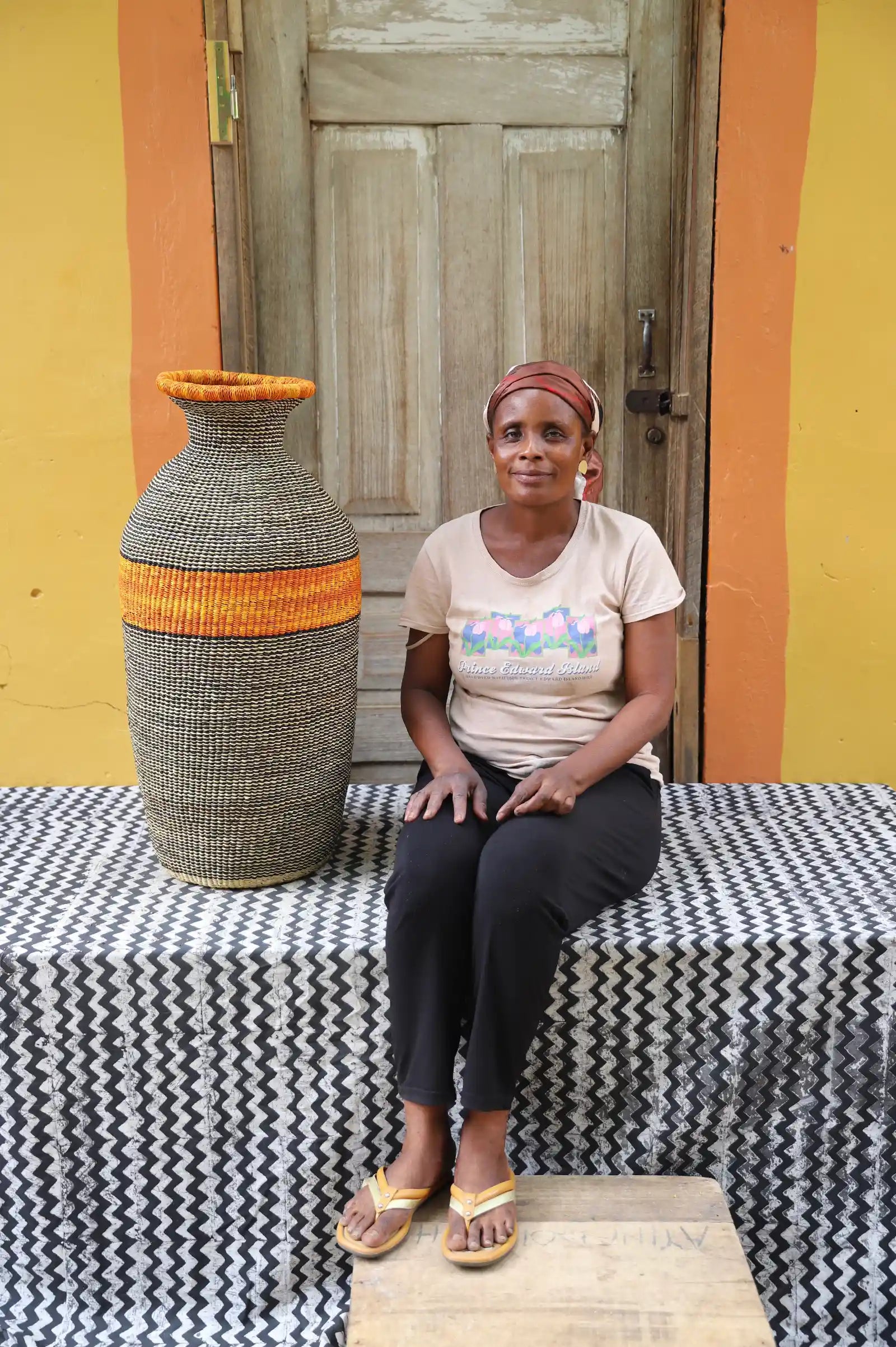 Terra Art Basket (Medium) by Lariba Akumasi