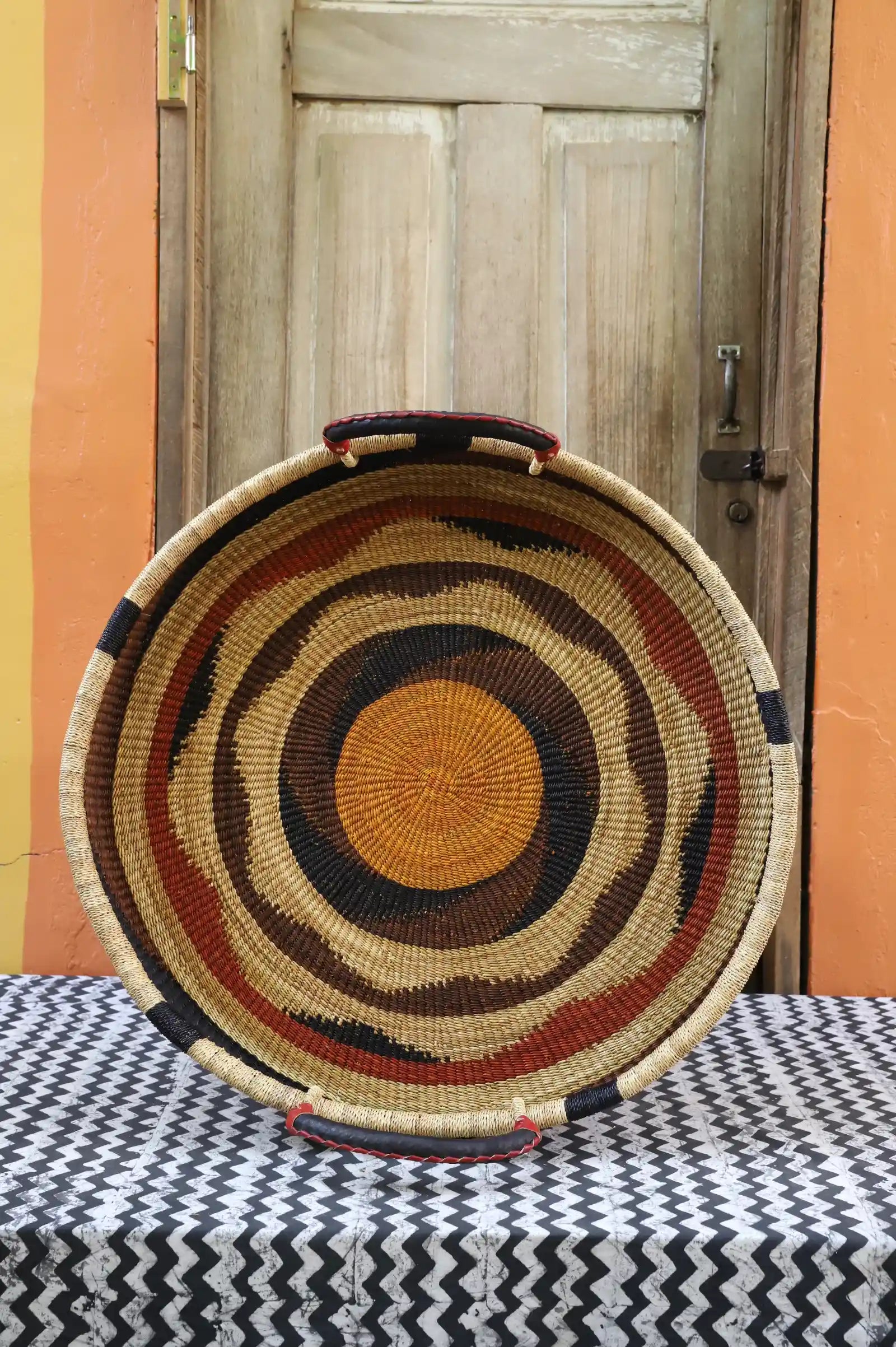 Woven Tray Wall Décor (Double Weave) (Large) by Babie Avaala