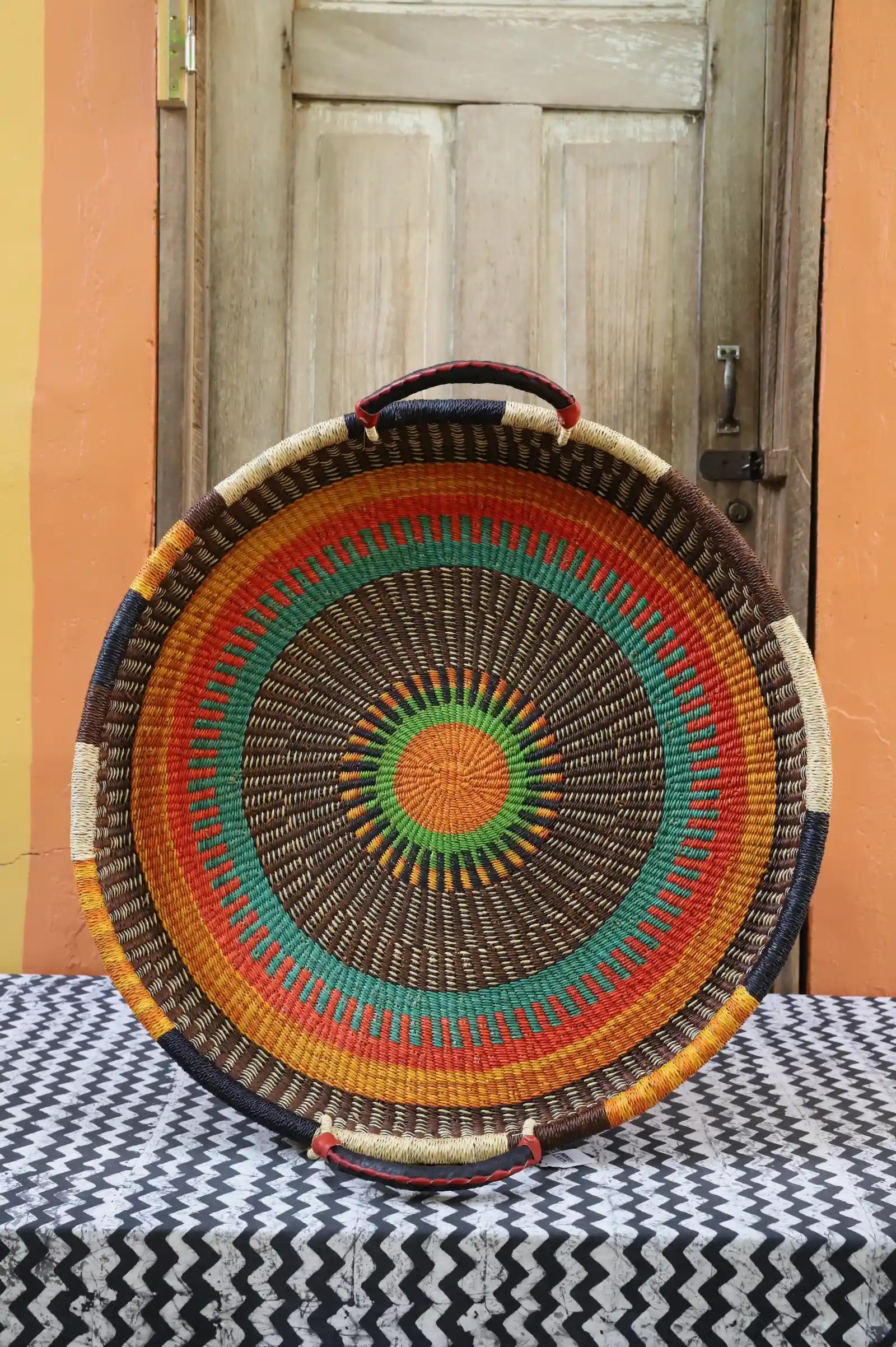 Woven Tray Wall Décor (Double Weave) (Large) by Alahere Abentara