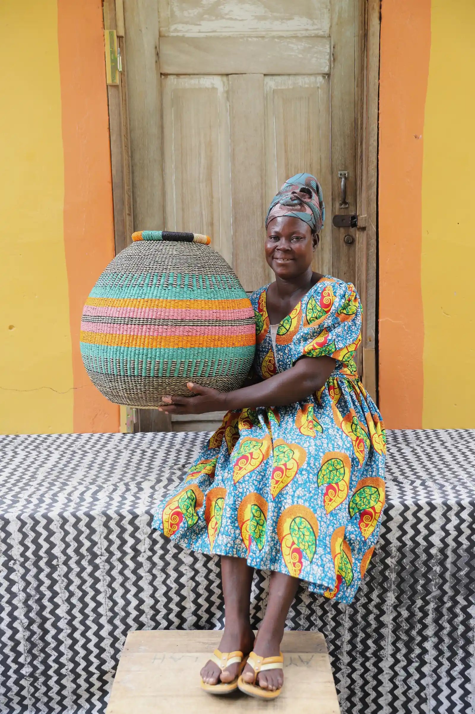 Kenkia  Art  Basket by Nmahbillah Akolgo