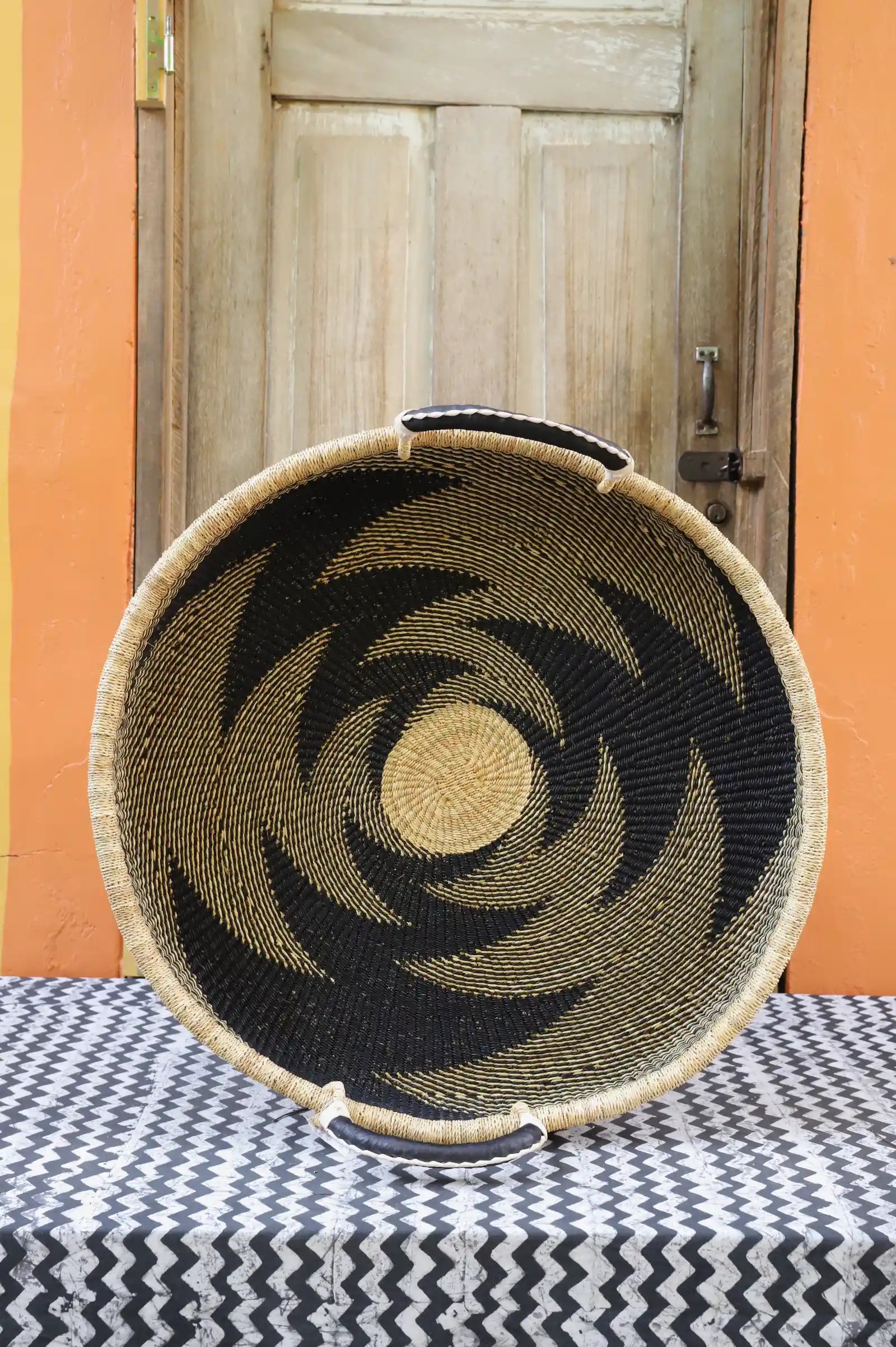 Woven Tray Wall Décor (Double Weave) (Large) by Assibi Abagna