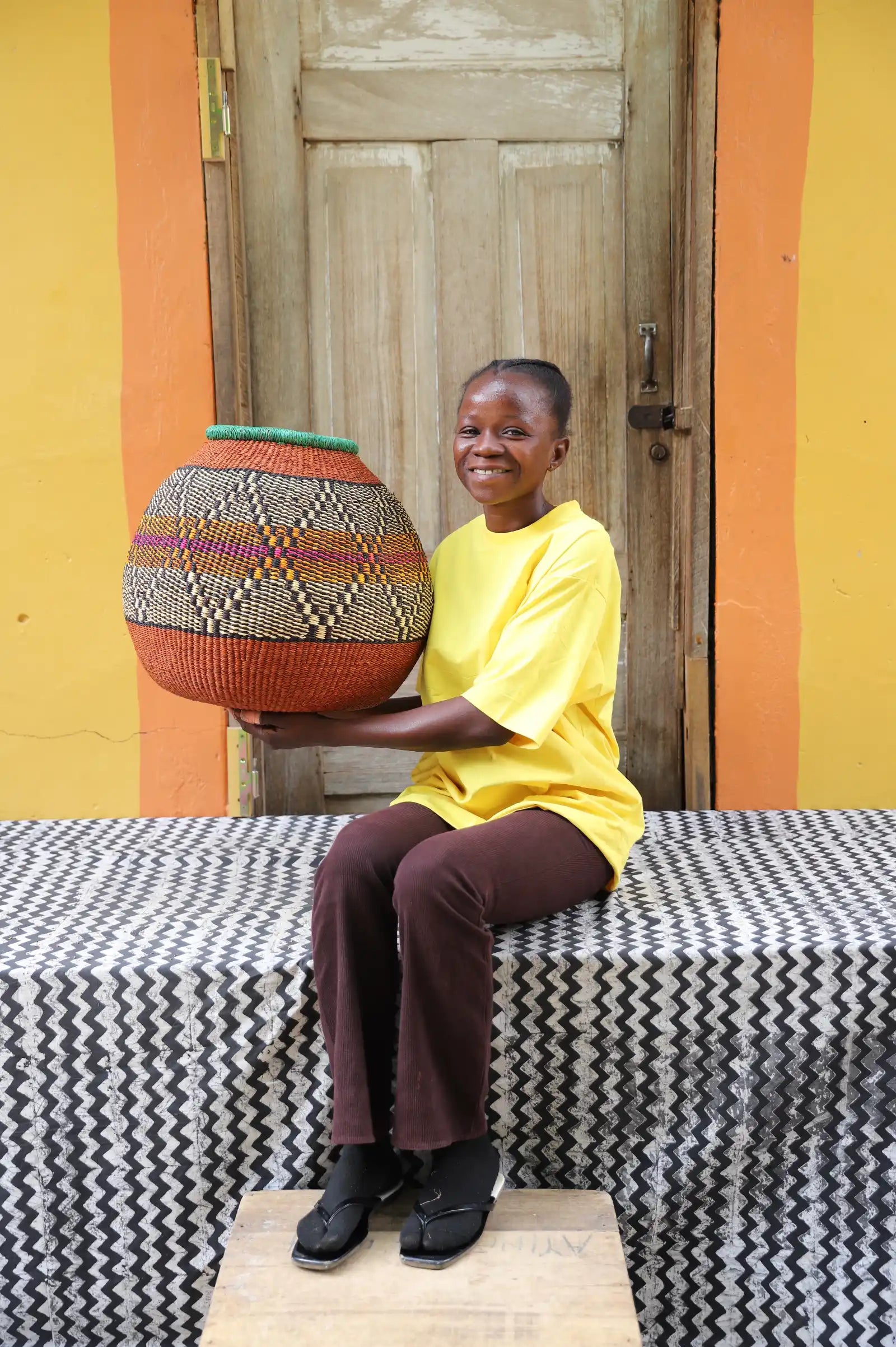 Kenkia  Art  Basket by Diana Asabia