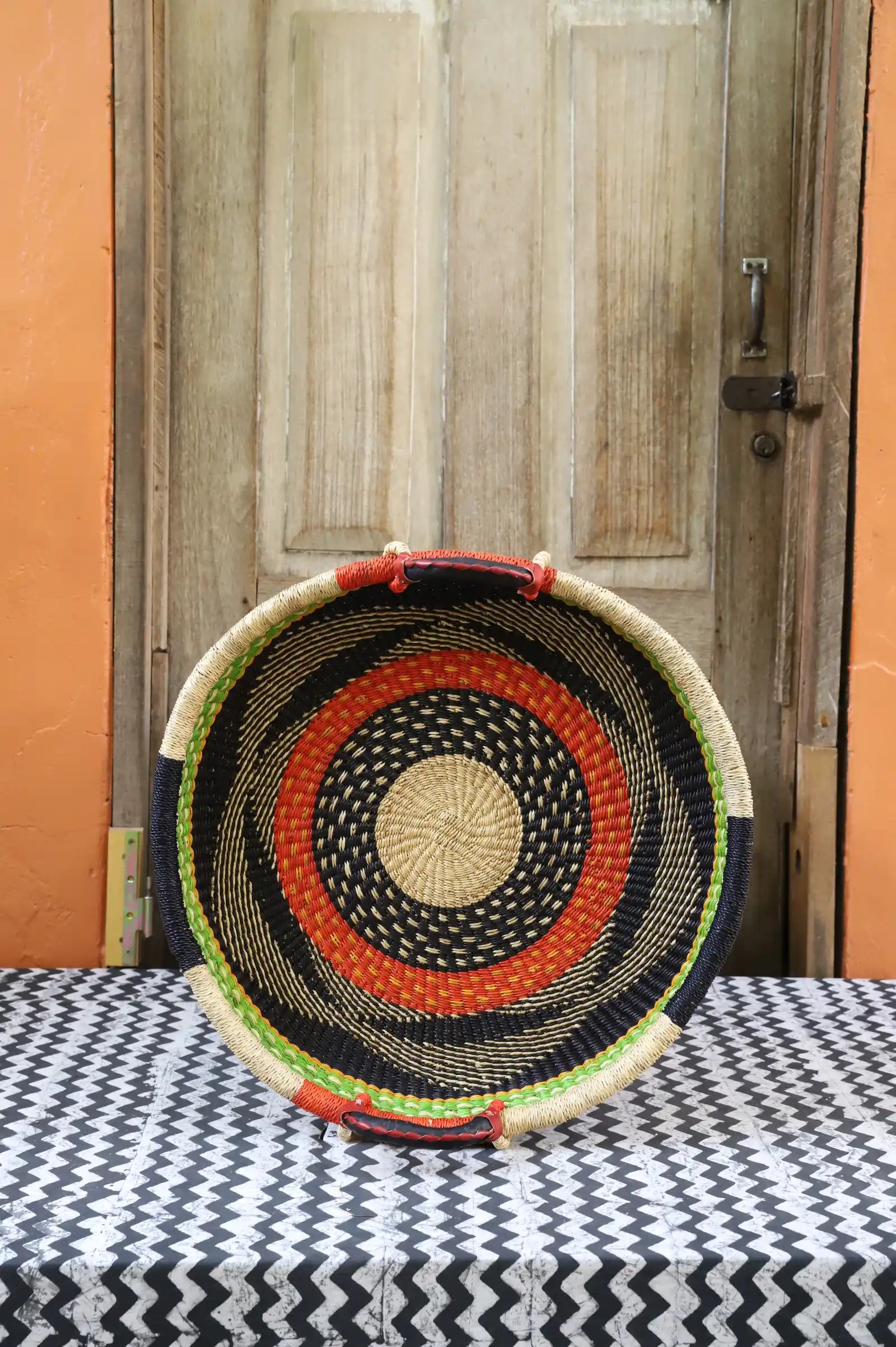 Woven Tray Wall Décor (Double Weave) (small) by Agnes Azure