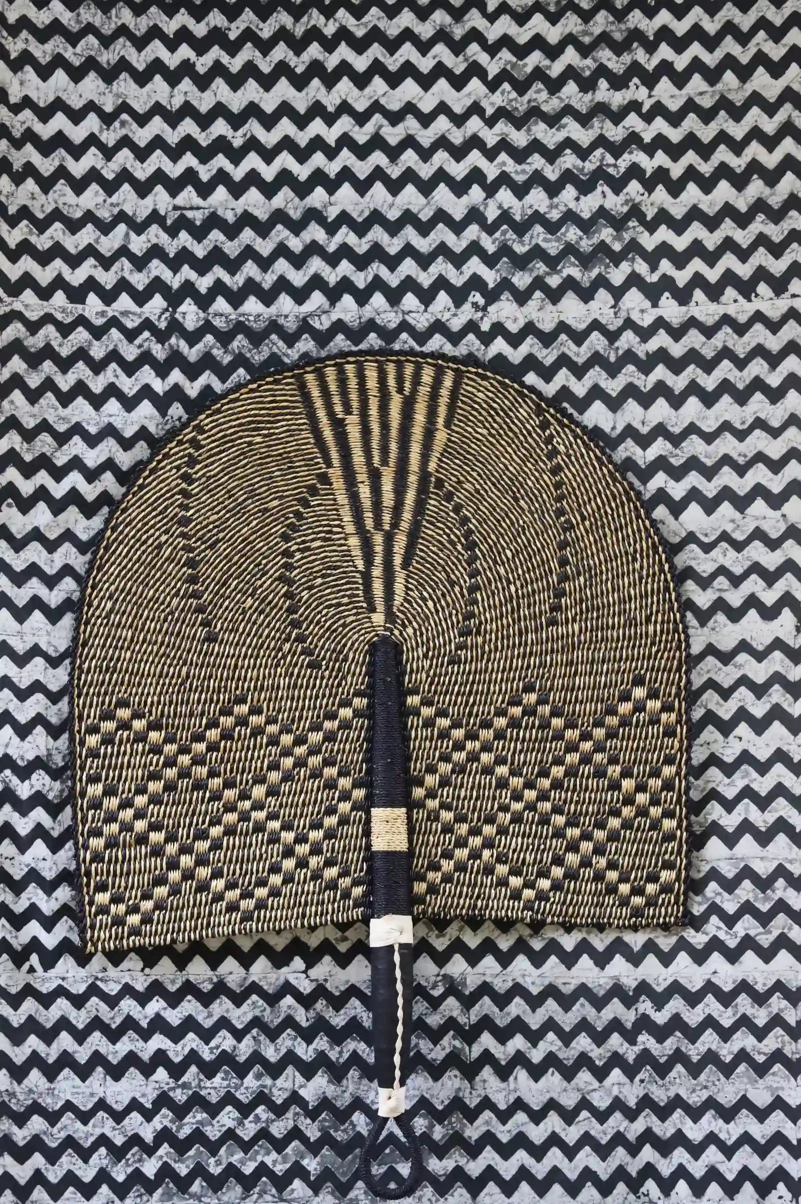 Naba Penga Wall Dècor Fan by Kwesi Apana