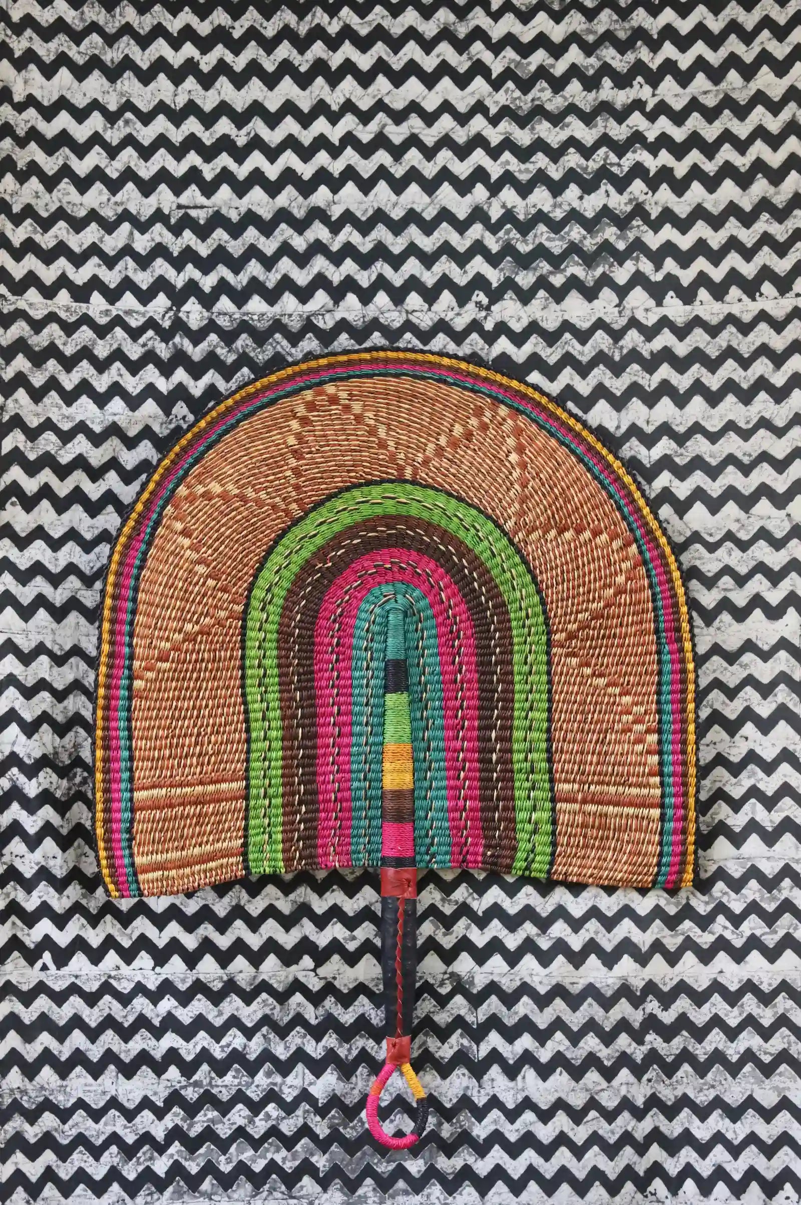 Naba Penga Wall Dècor Fan by Linda Ayamga