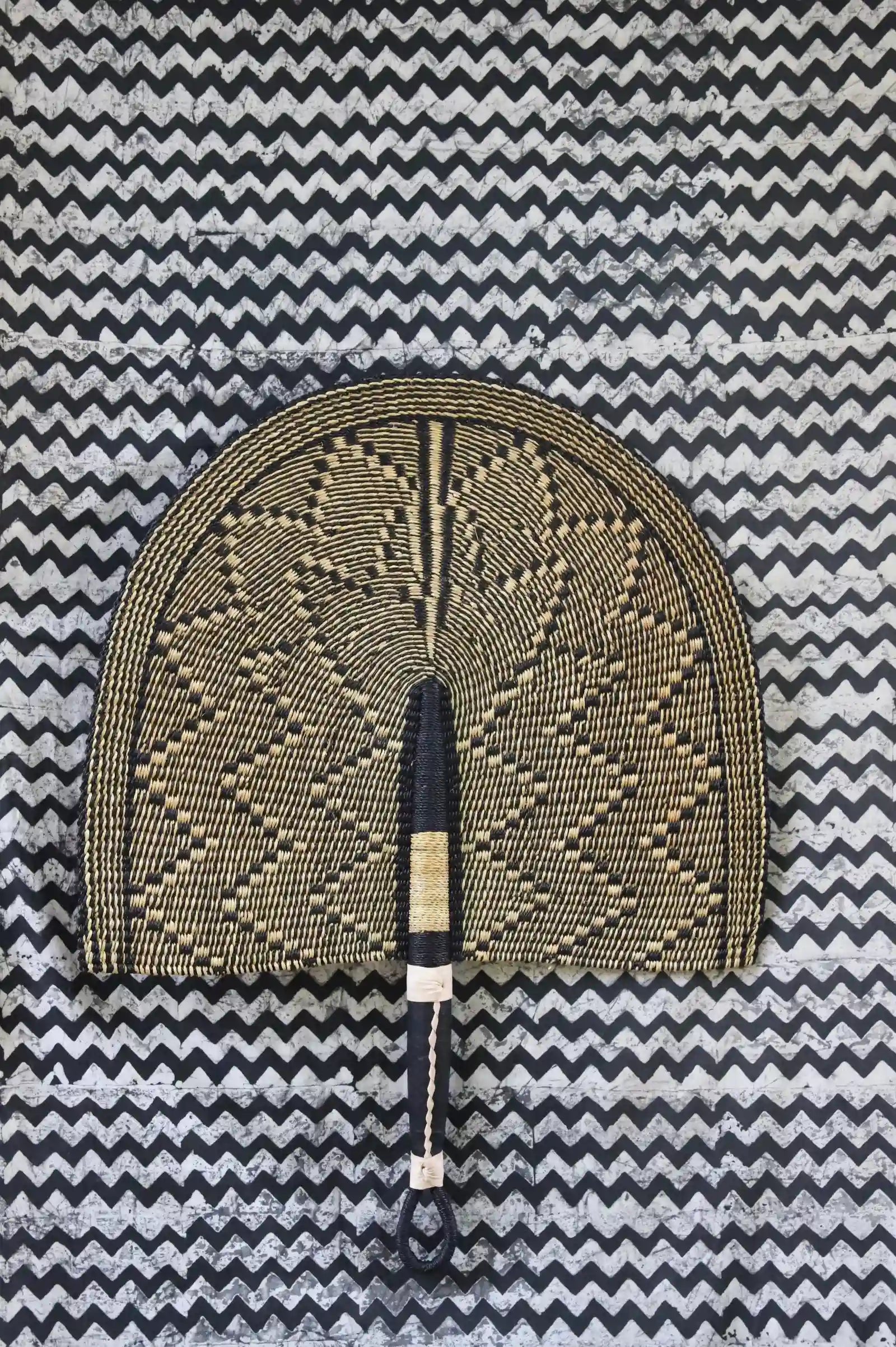 Naba Penga Wall Dècor Fan by Ndene Ayamga